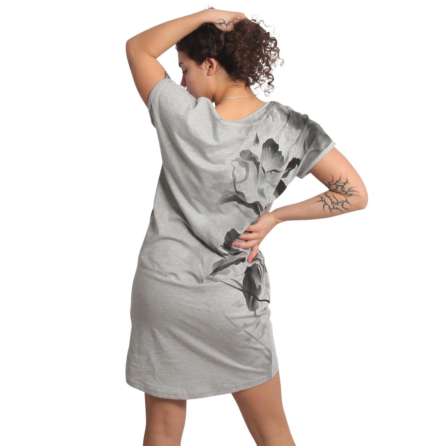 YAKUZA Shirtkleid Night Flower günstig online kaufen