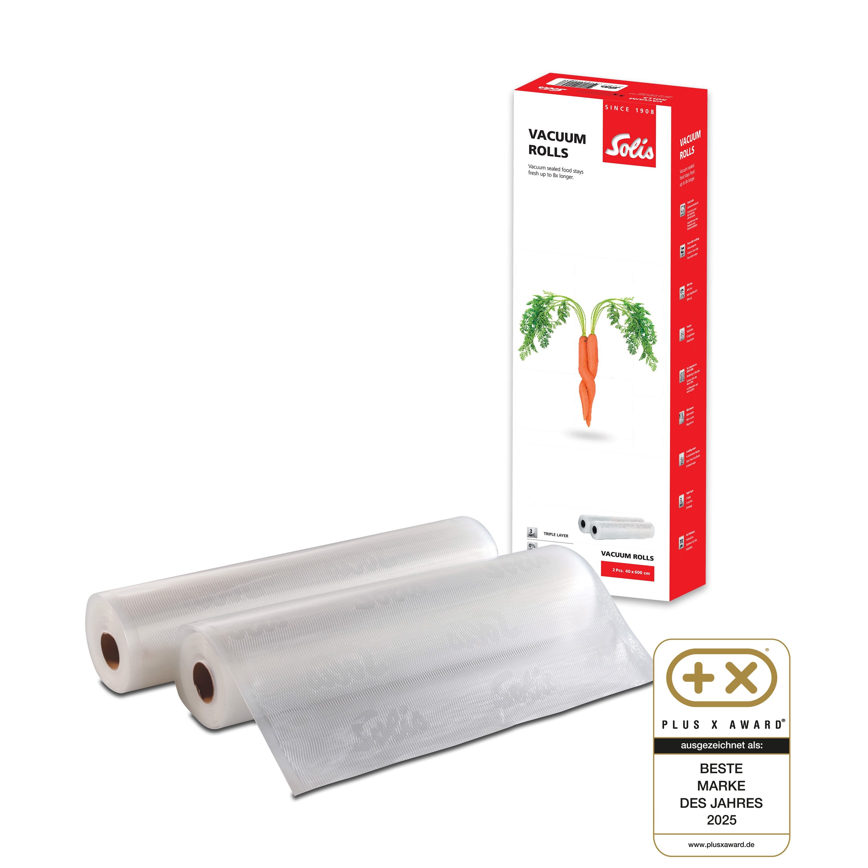 Vakuumier-Folienrollen 922.53, 2 Rollen Set