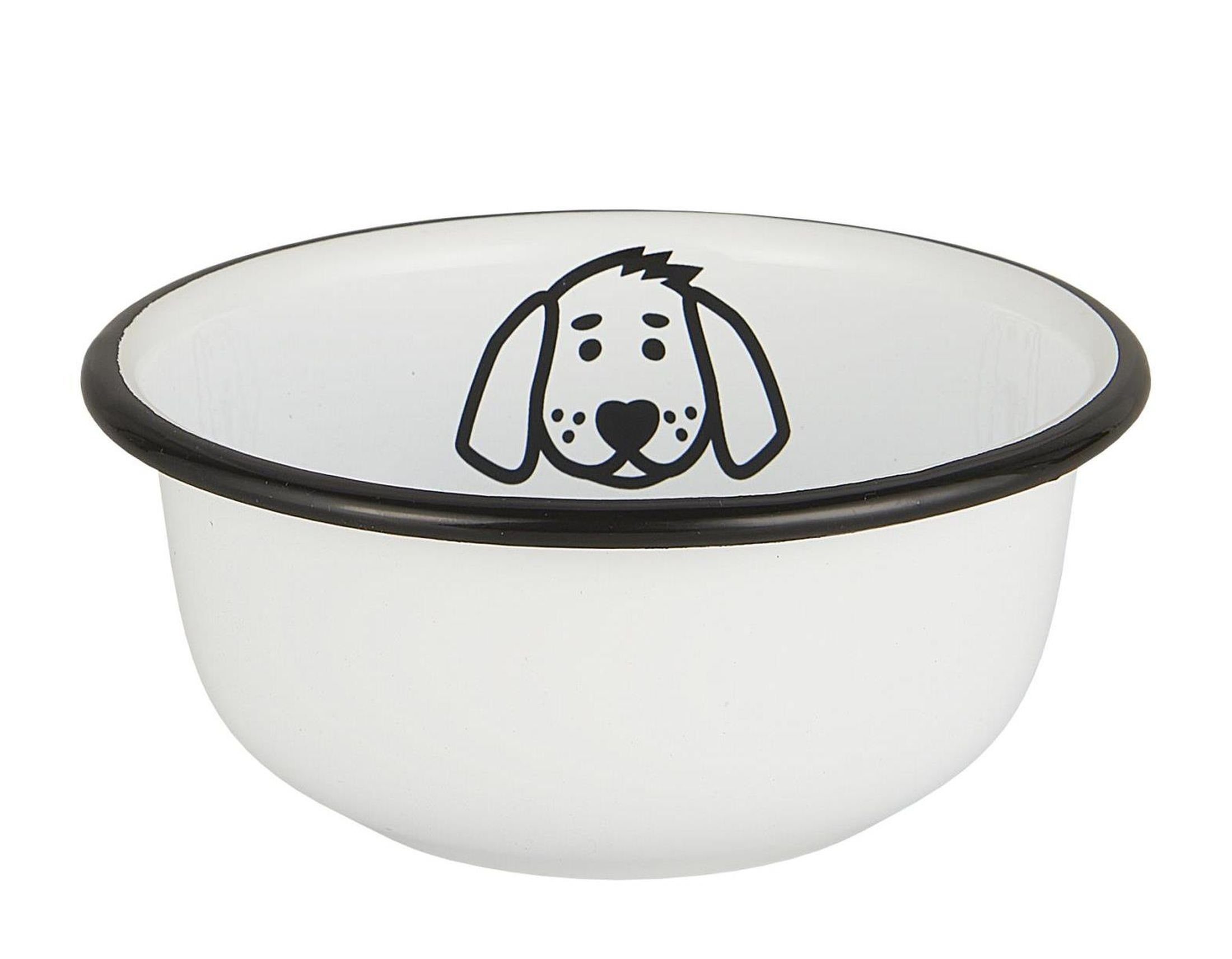 Ib Laursen Futternapf Laursen - Fressnapf Hund 0448-11 Emaille D 12cm Mini Futternapf