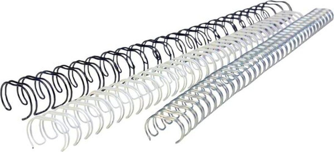 RENZ Bindegerät Binderücken Renz Ring Wire 3:1 14,3 mm für 120 Blatt weiß