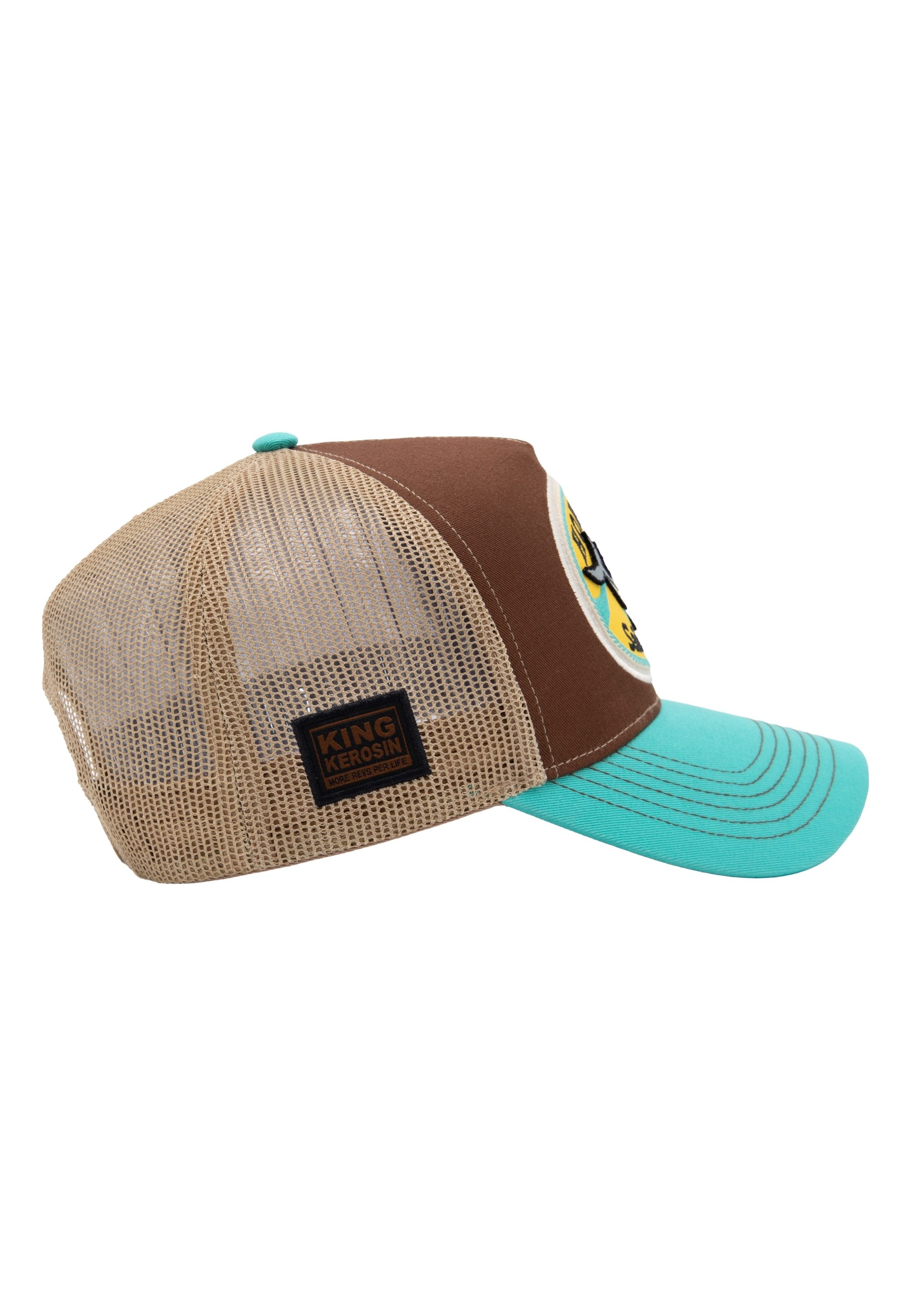KingKerosin Trucker Cap Honolulu Tavern (1-St) mit besonderer Cut-Pile-Stickerei