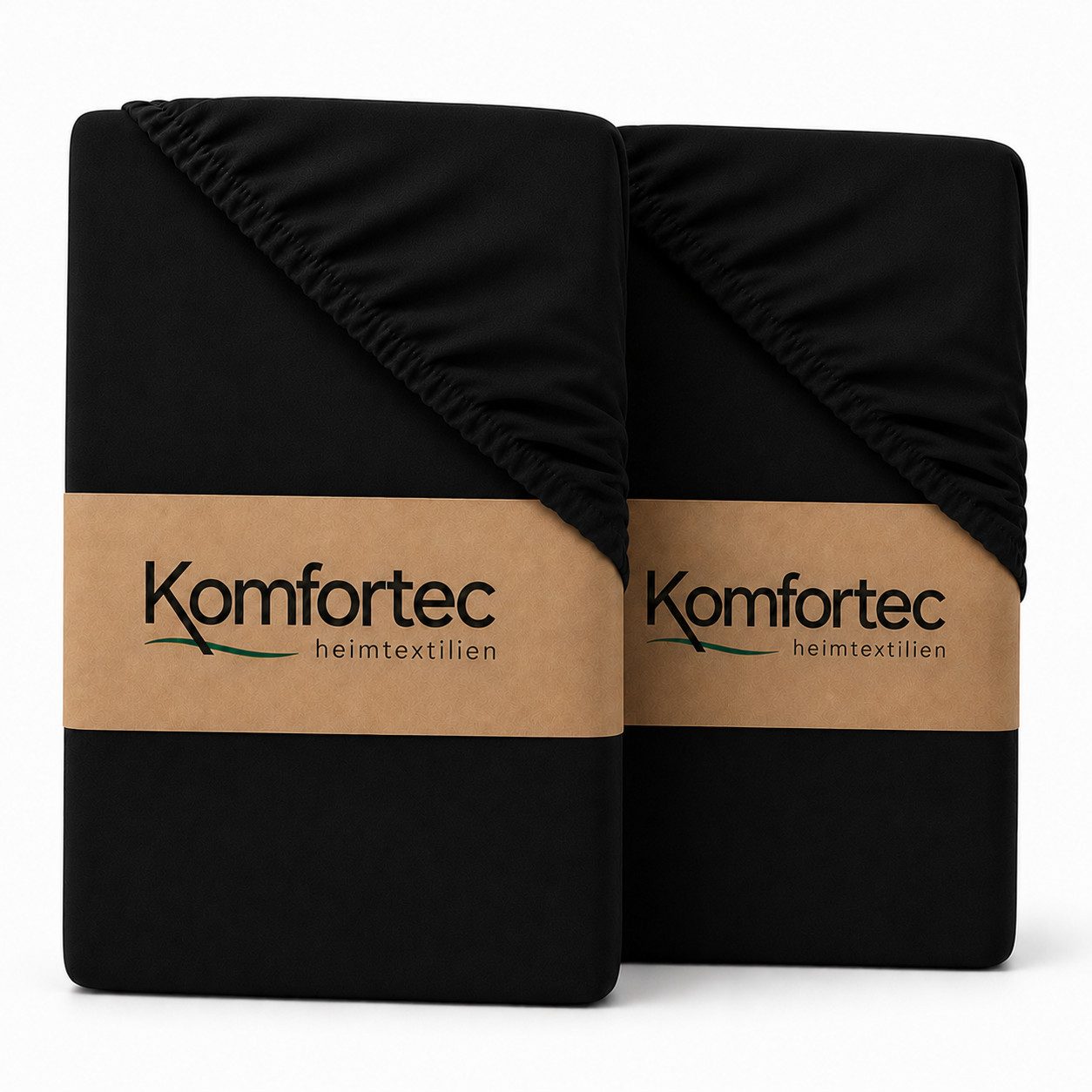 Komfortec Spannbettlaken Boxspringbett bis 15cm - 30cm Matratzenhöhe, Mikrofaser, Gummizug: Rundum, (2 Stück)
