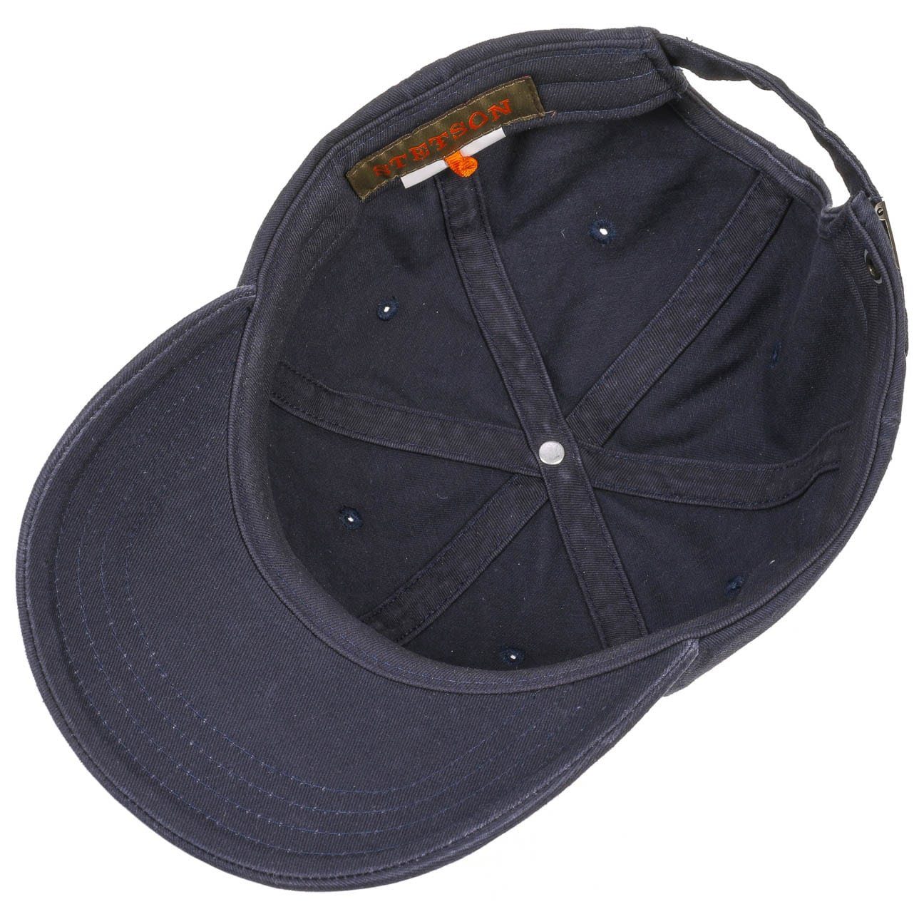 Cap Stetson Baseball Basecap (1-St) Metallschnalle dunkelblau