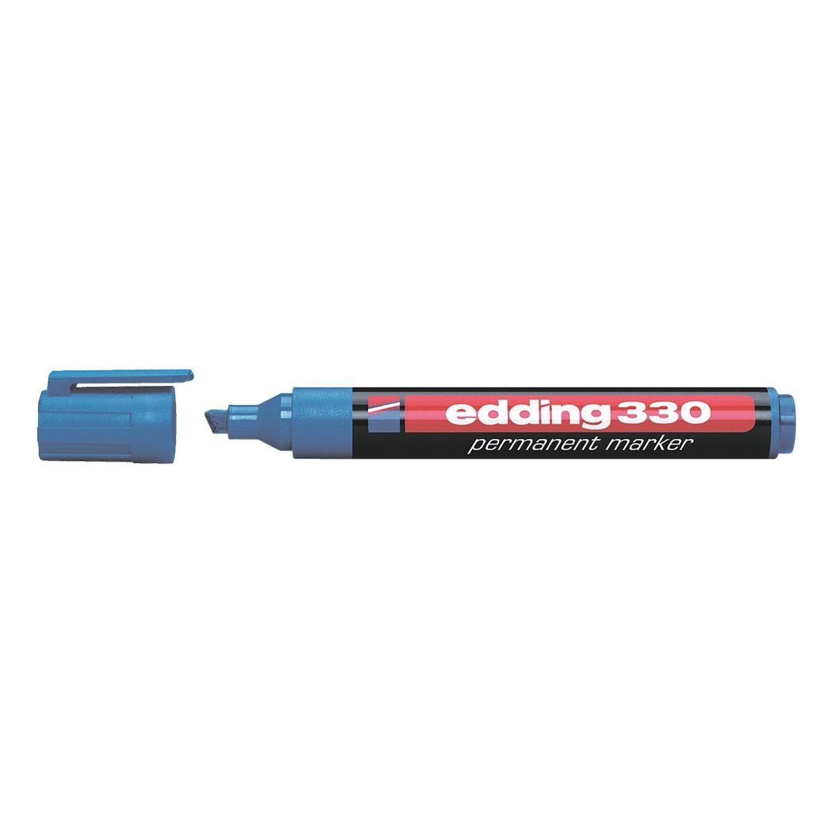 edding Permanentmarker 330, (1-tlg), geruchsarm blau