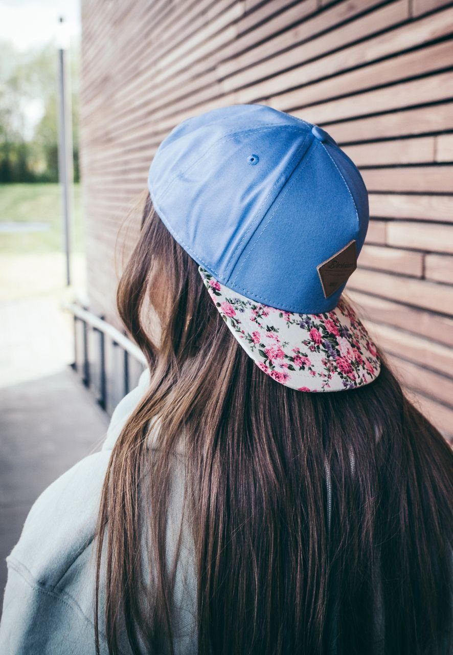 Blackskies Snapback Cap Florale Snapback Cap Sakura Vol. II - Floral-Blau