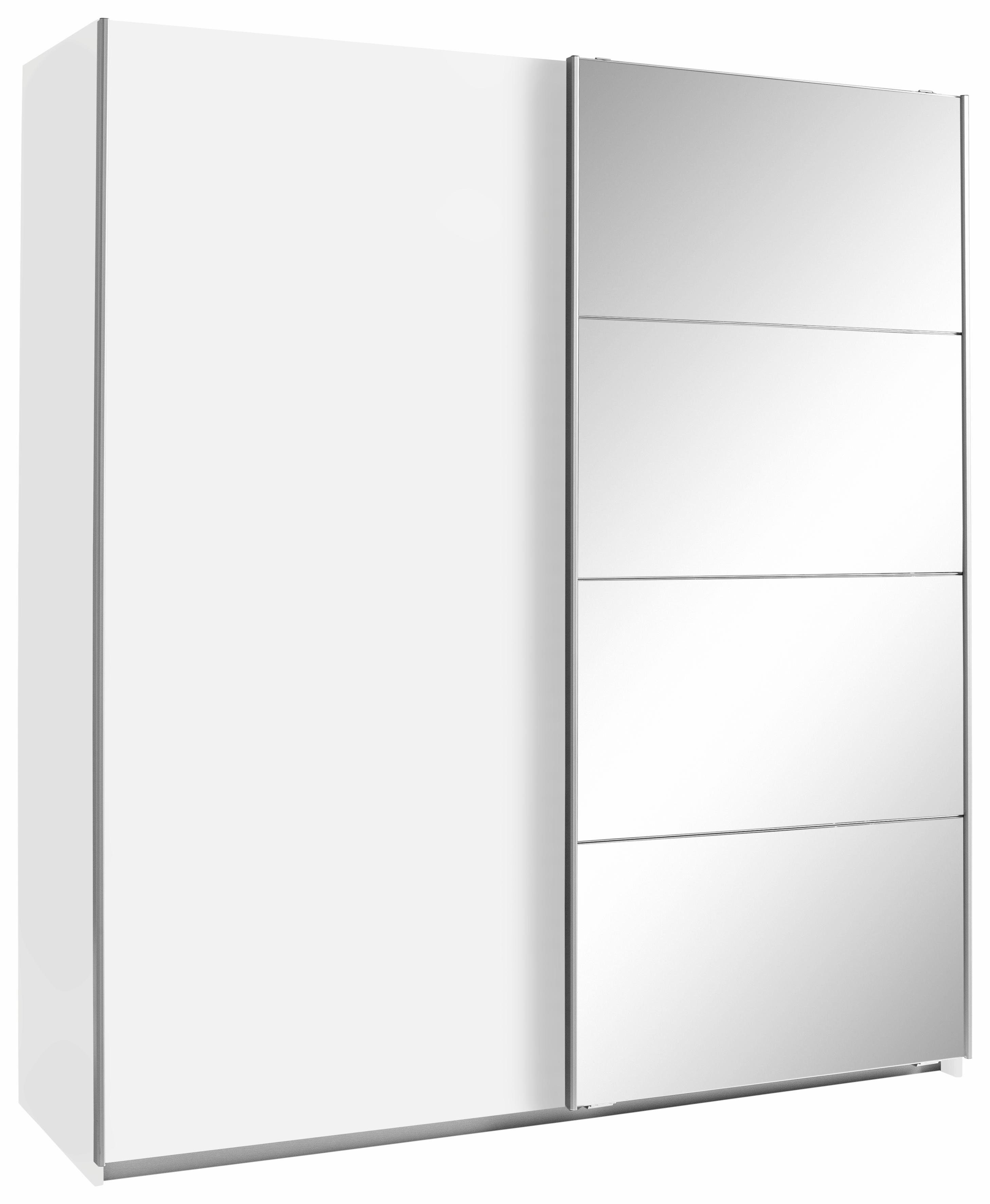 rauch Garderobenschrank Minosa mit Spiegel, Breite 181 cm weiß matt