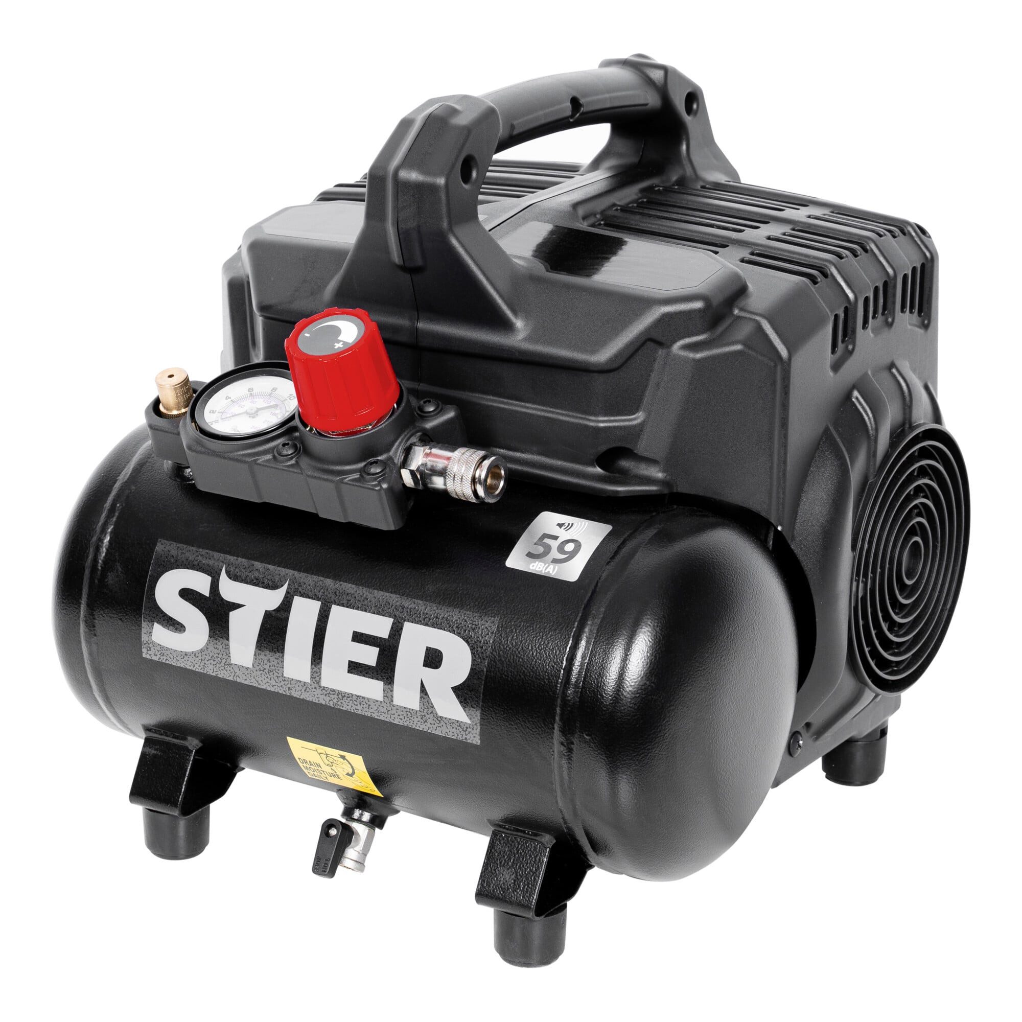 Stier Kompressor STIER Flüsterkompressor FKT 215-8-6 ölfrei