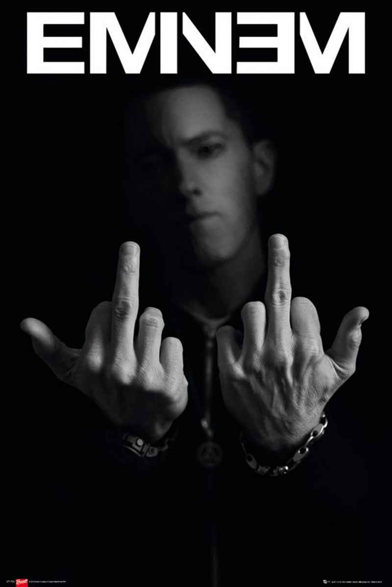 GB eye Poster Eminem Poster Finger MMLP2 61 x 91,5 cm