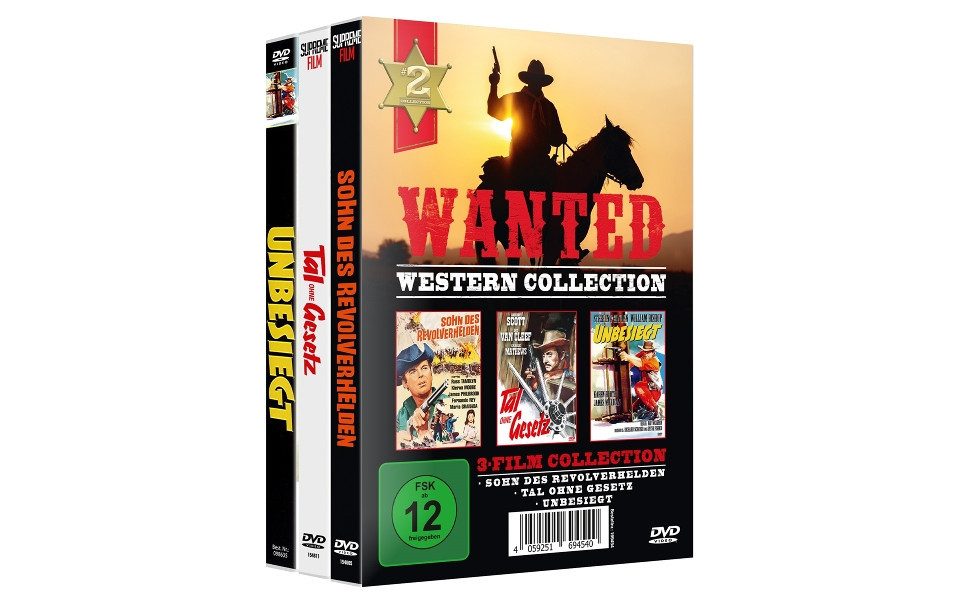 DVD WANTED - Western Collection 2 (3 Filme)