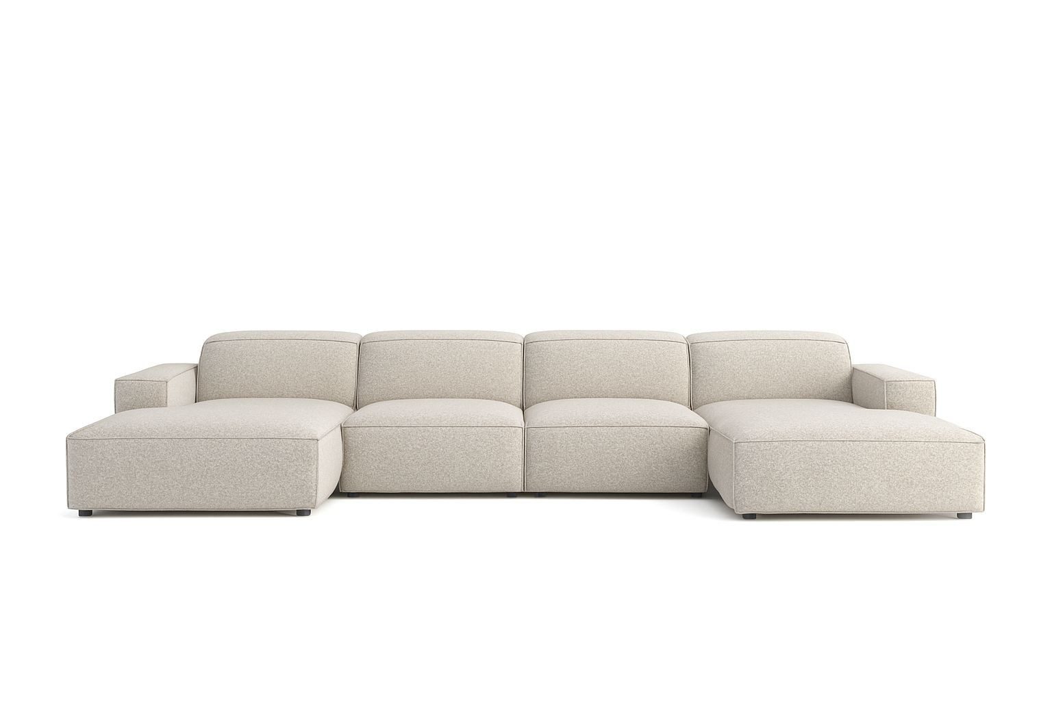 Kaiser Möbel Ecksofa Cursal U-Form – großes modulares Sofa aus hochwertigem günstig online kaufen