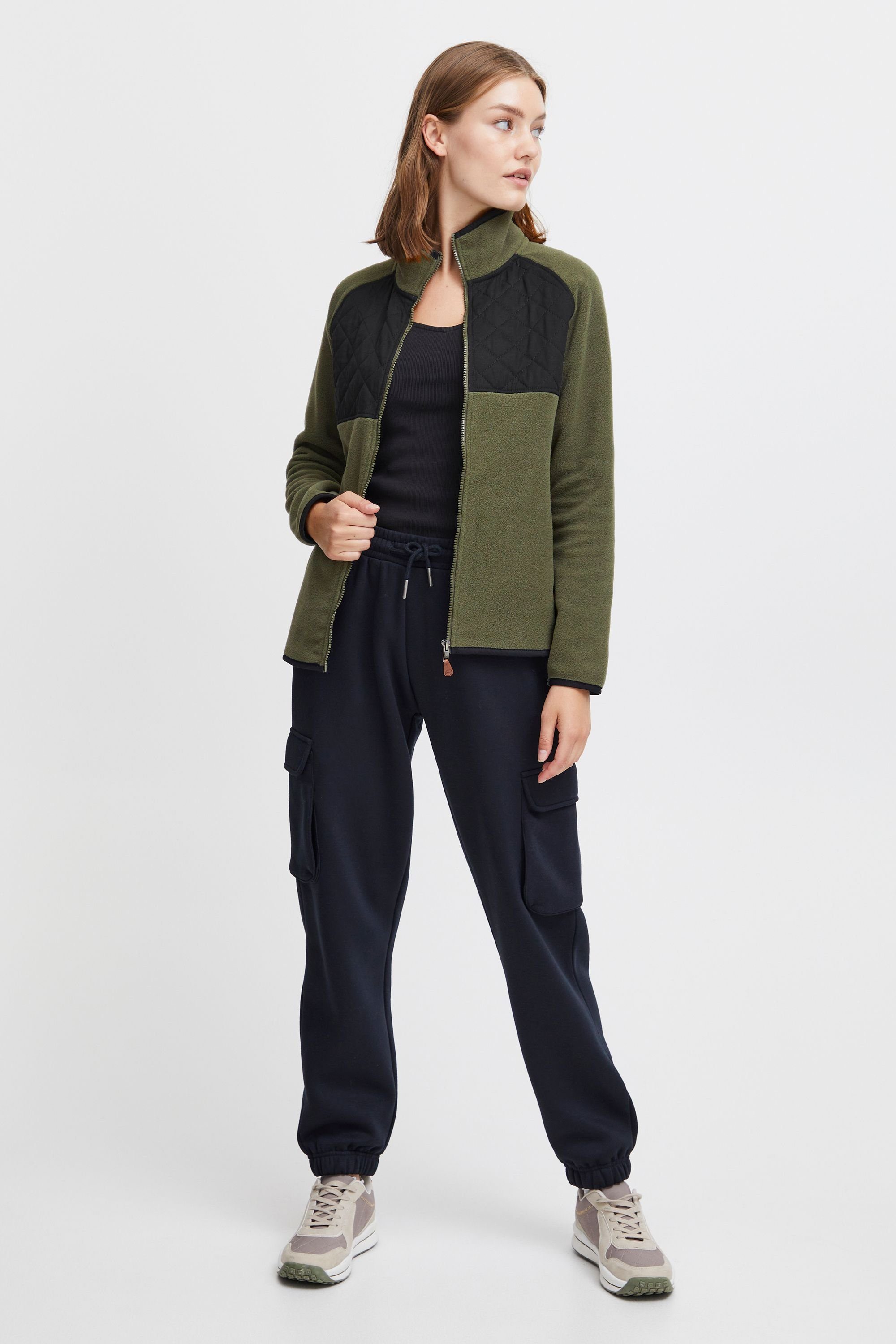 OXMO (180515) Kapuzensweatjacke Olive Dusty OXMalin