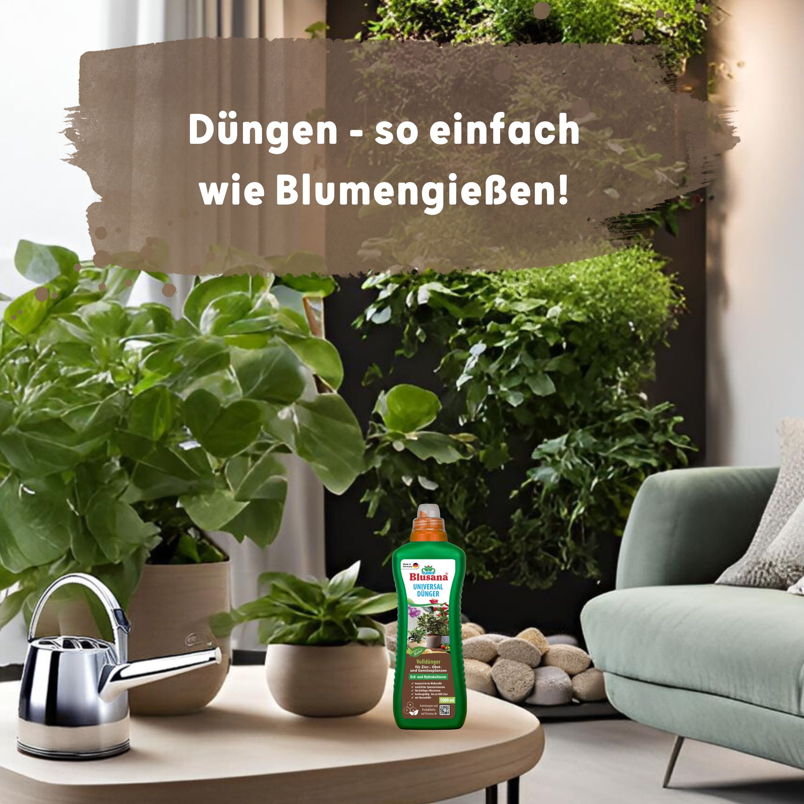 Blusana Pflanzendünger Universal Flüssigdünger NPK 6-3-6 Hydrokultur Hydroponik Erde Substrat, Universaldünger, all in one mit Spurenelementen, mineralisch, für – Bild 5 von 5