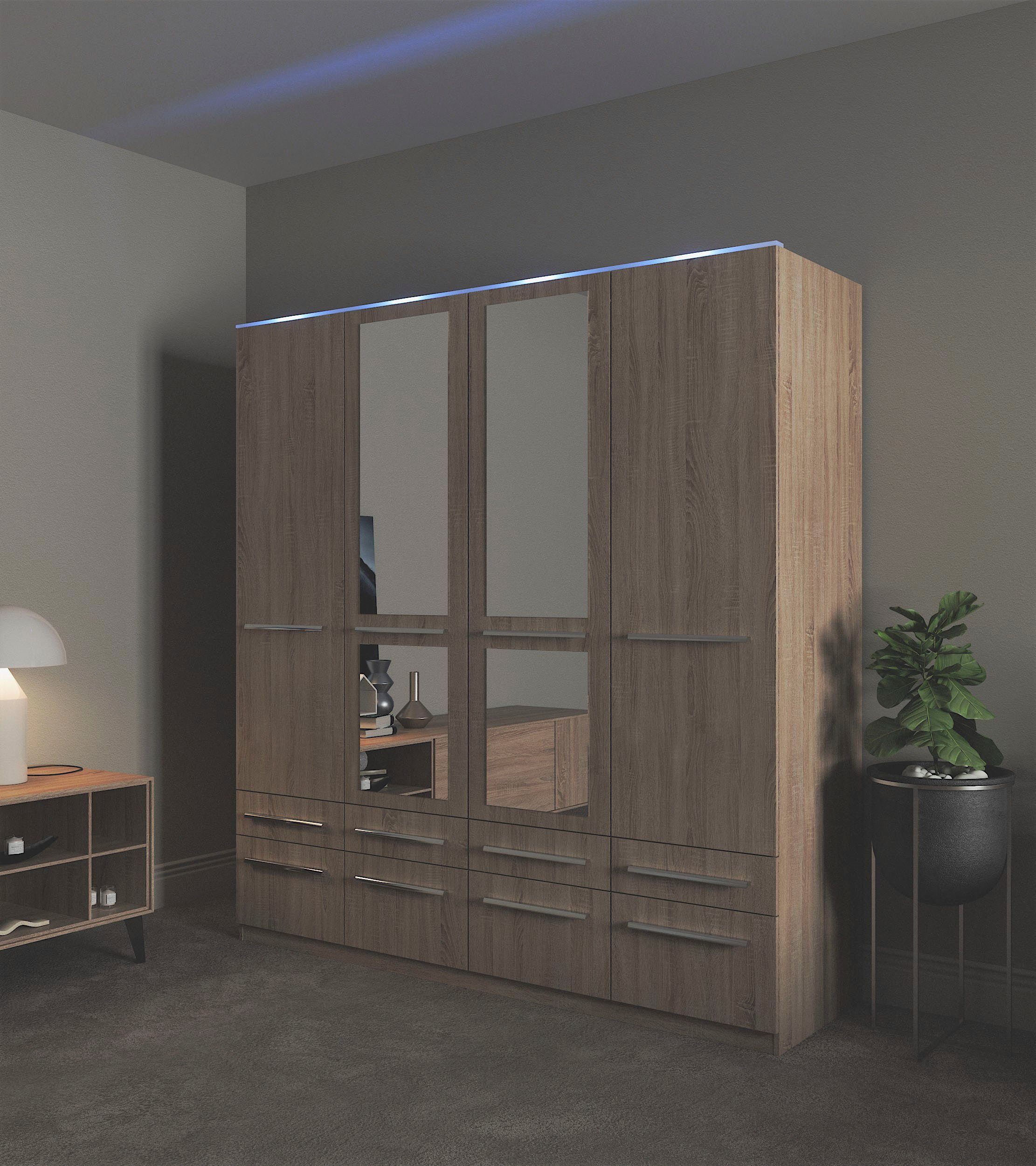 priess Kleiderschrank "Schrank Garderobe Wäscheschrank Barcelona in 5 Breit günstig online kaufen