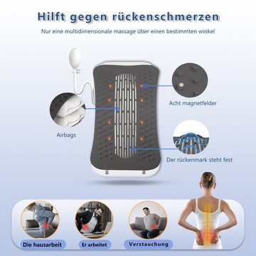 HYZULU Rückentrainer Rückenmassagegerät(1 Stück), verstellbares/Airbag-Stützdesign