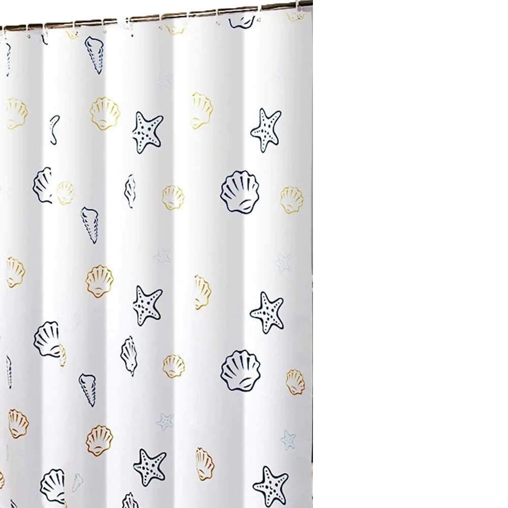 Fanci Home Duschvorhang Seestern Textil Polyester Anti-Schimmel wasserdicht günstig online kaufen