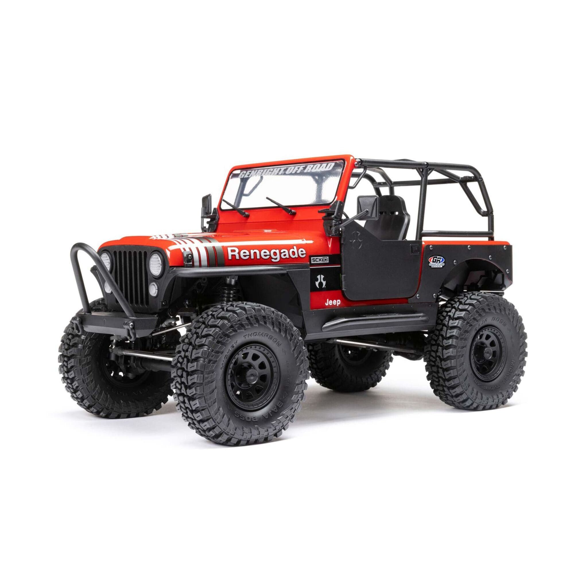 Axial RC-Buggy Axial RC Crawler 1:10 SCX10 III Jeep CJ-7 4WD Brushed RTR Rot