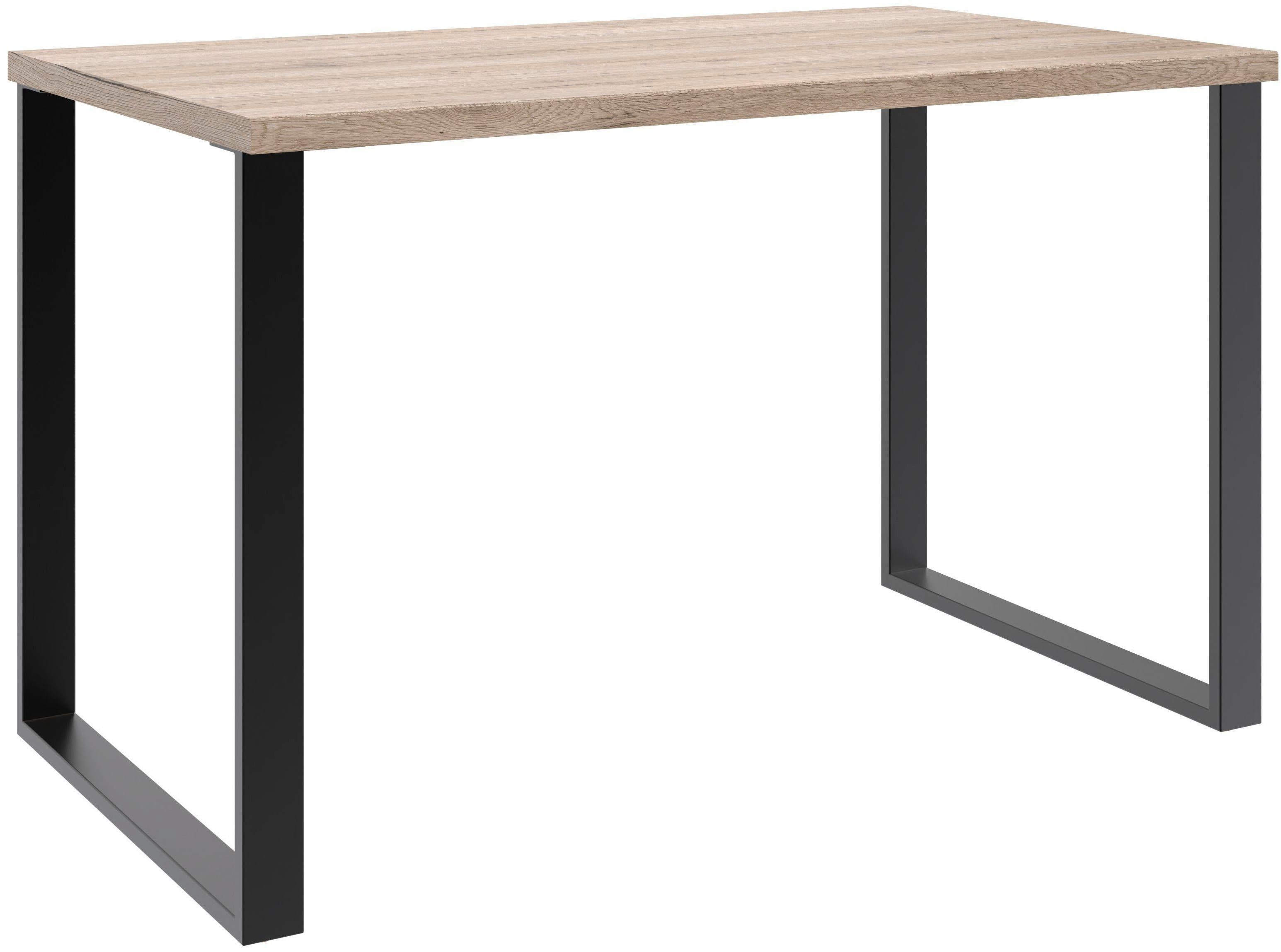 Wimex Schreibtisch Home Desk, Mit Metallkufen, in 3 Breiten San Remo Eiche Nachbildung