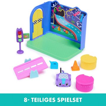 Spin Master Spielwelt Gabby's Dollhouse – Deluxe Room – Carlita's Spielzimmer, Spielzimmer mit Carlita Auto, Möbelstücken und thematischem Zubehör