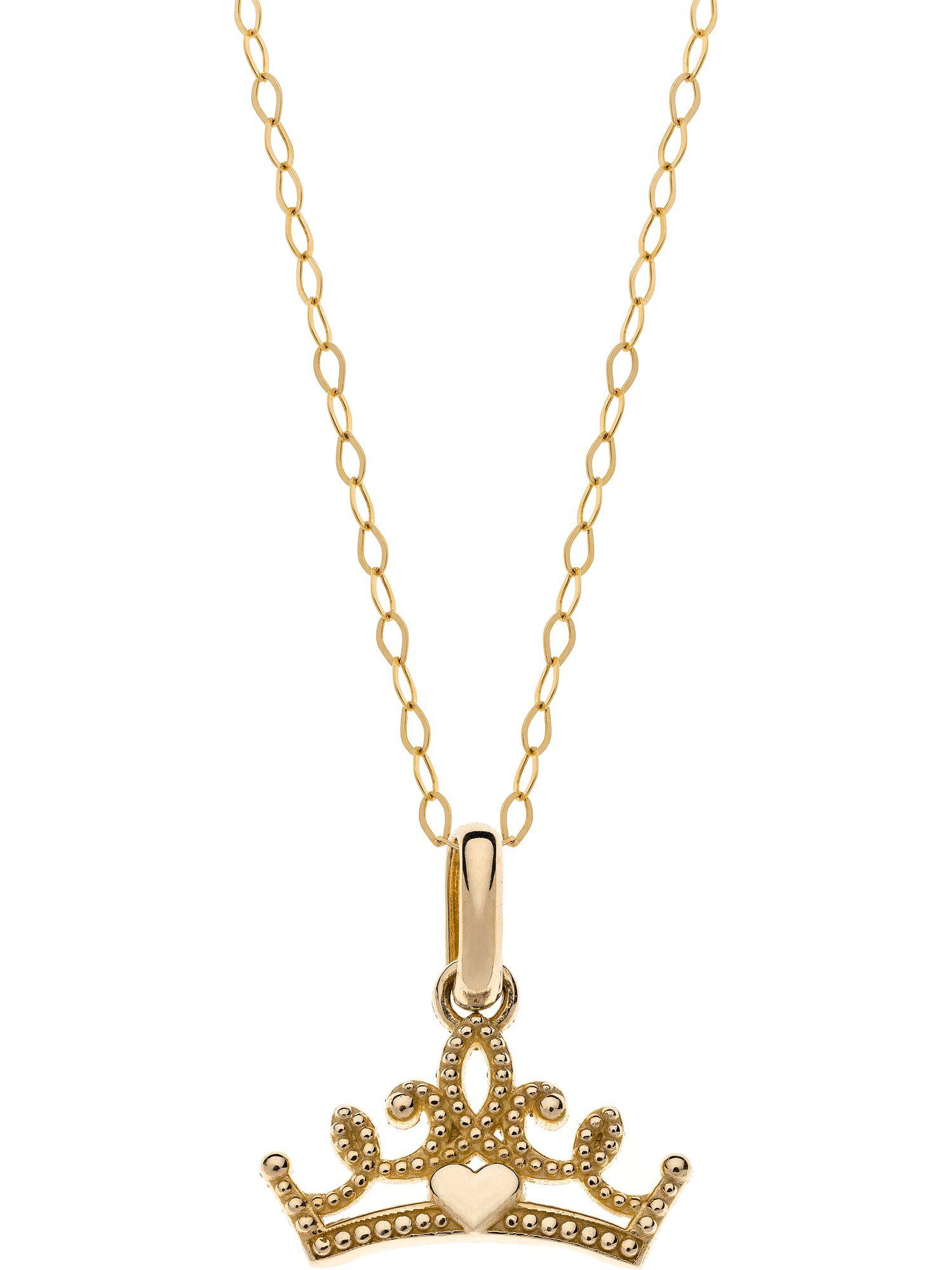 DISNEY Jewelry Collier Disney Mädchen-Kinderkette 375er Gelbgold