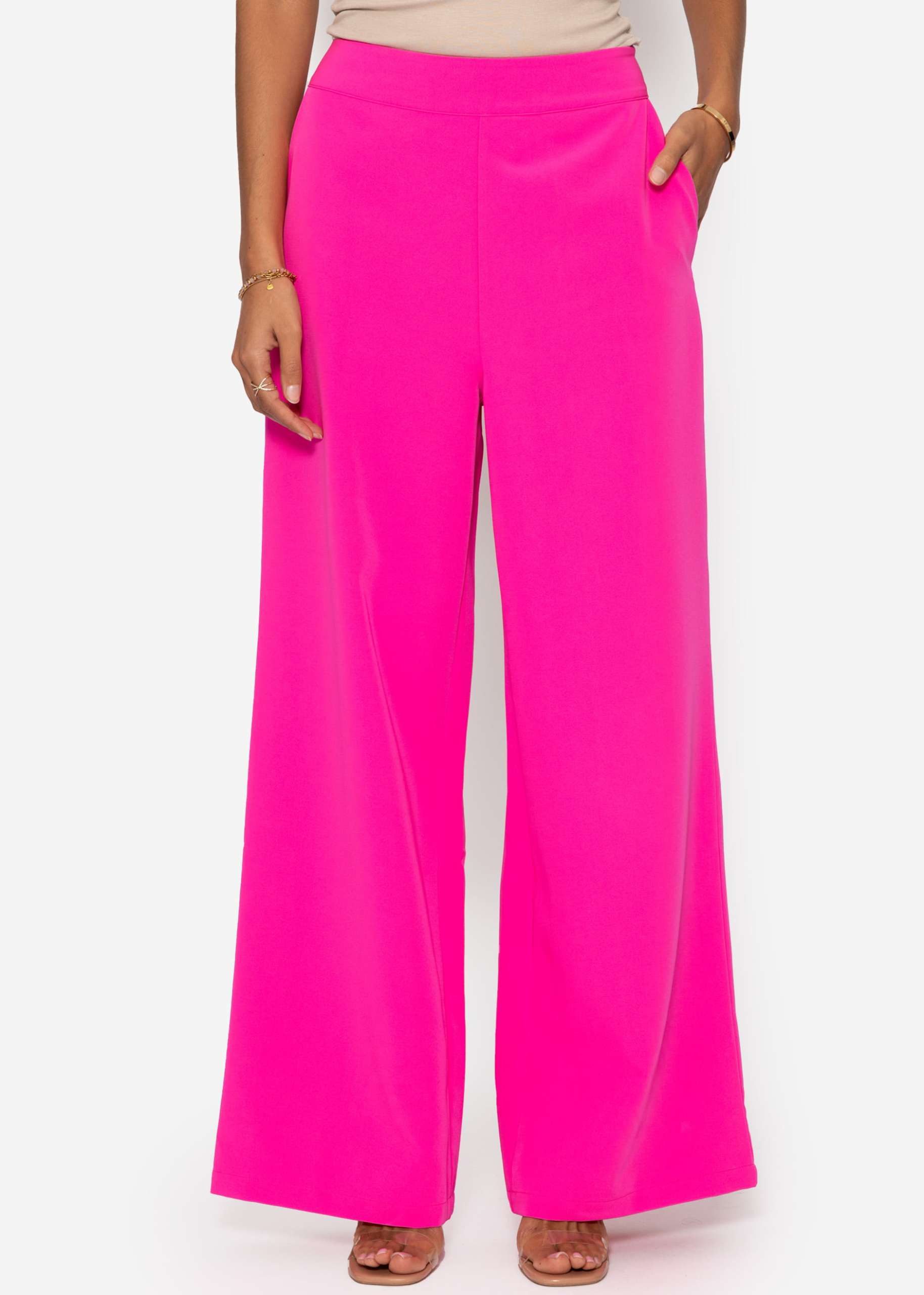 SASSYCLASSY Stoffhose High Waist Stoffhose Damen günstig online kaufen