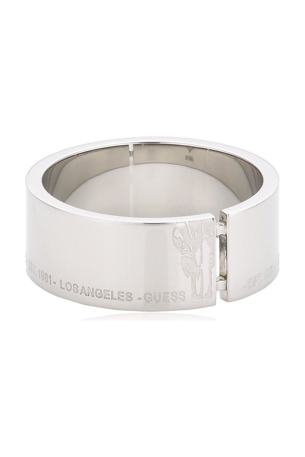 Guess Fingerring Herrenring Ring Metall Silber Gr. 64/20,3 UMR81005-64, Met günstig online kaufen