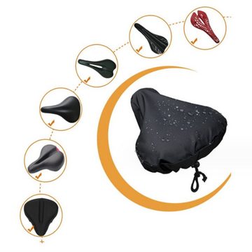 LeiGo Fahrradschutzhülle Sattel-Staubschutzhülle,Fahrradschutzhülle,Wasser und Sonnenschutz, Gummizug wasserdicht mit Kordelzug,Fahrradzubehör