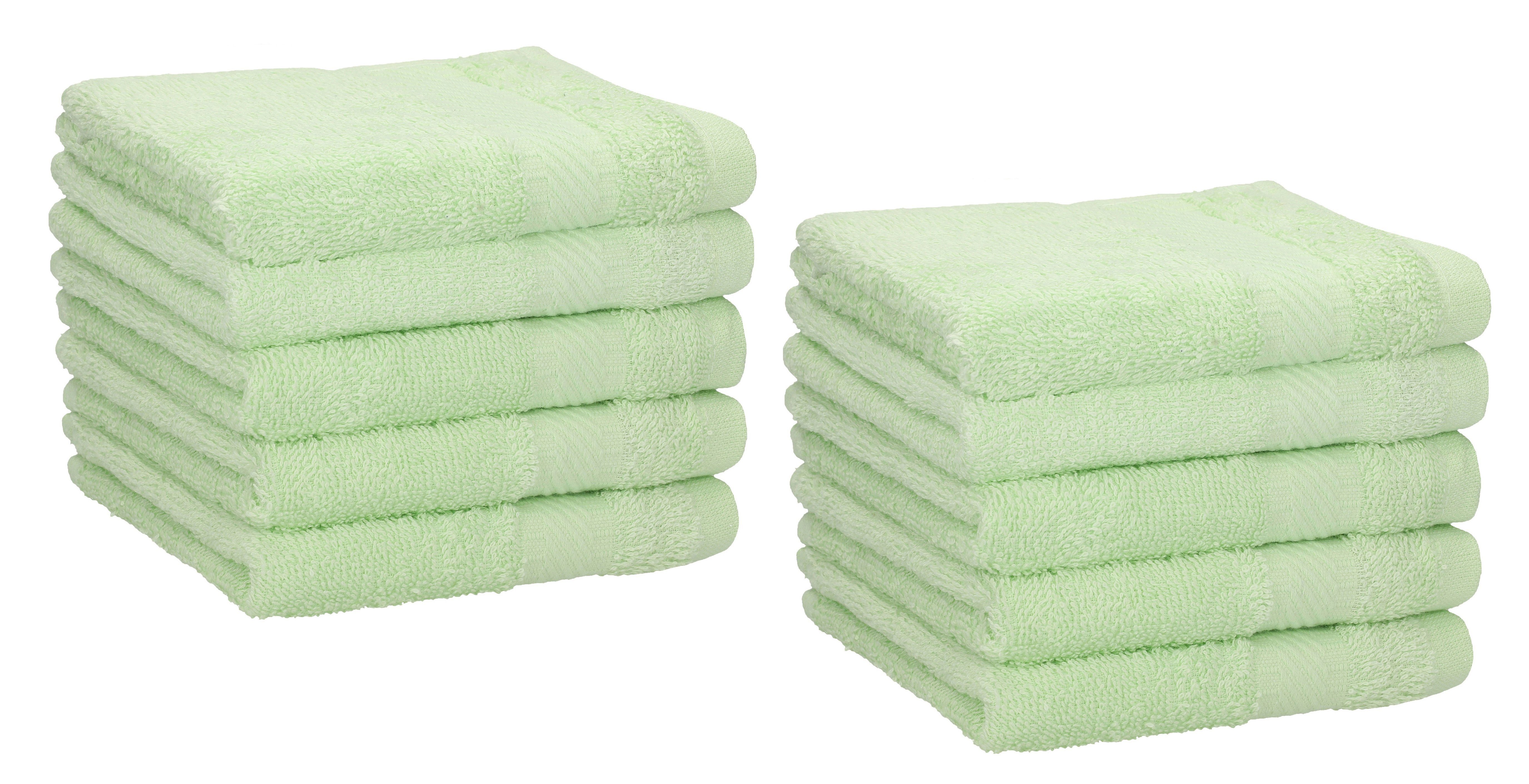 Betz Seiftuch 10 Stück Seiftücher Seiflappen Set Palermo Größe 30x30 cm
