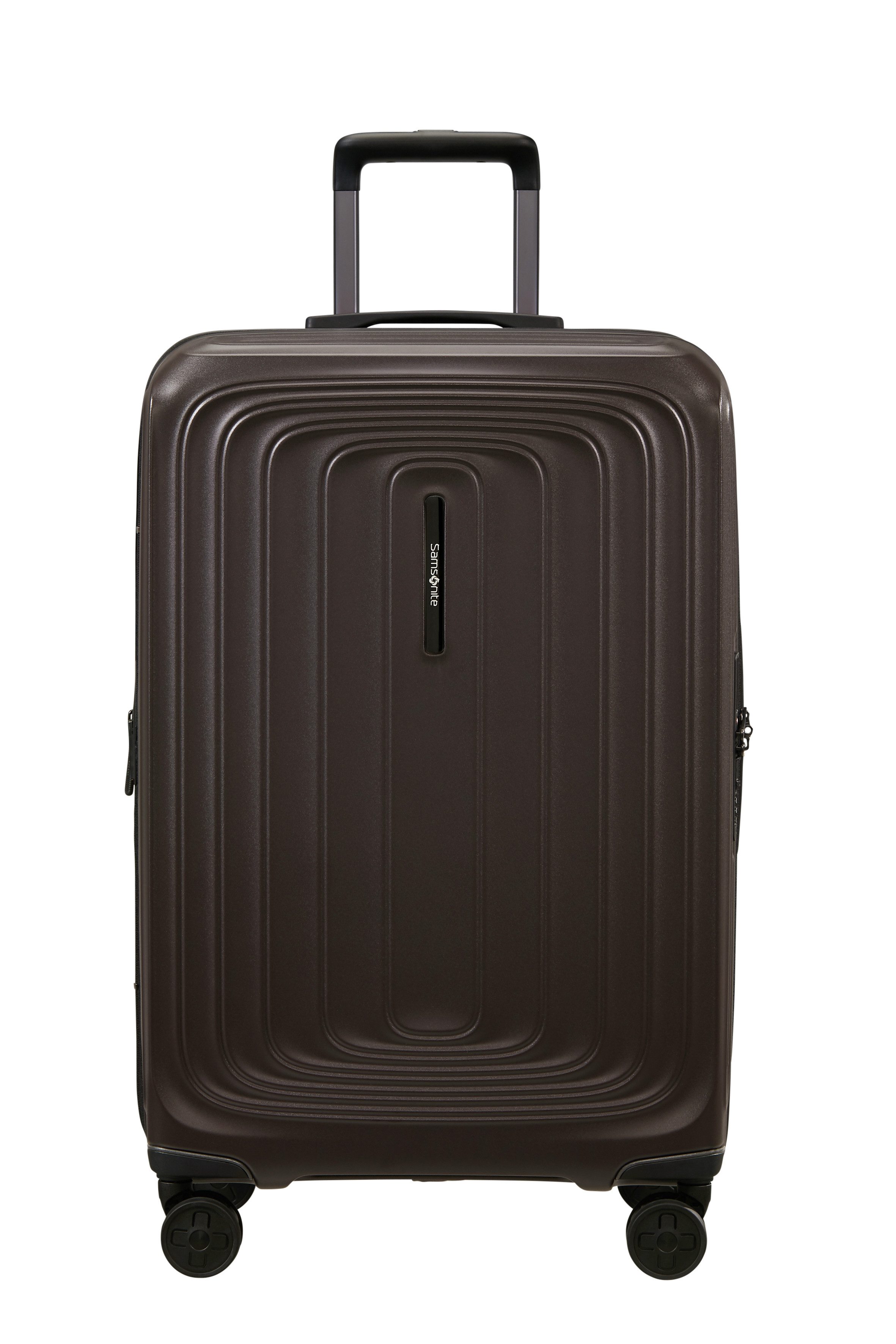Samsonite Hartschalen-Trolley 2WANDER, 4 Rollen, aus robustem Polycarbonat, mit Adressetikett und Dehnfalte