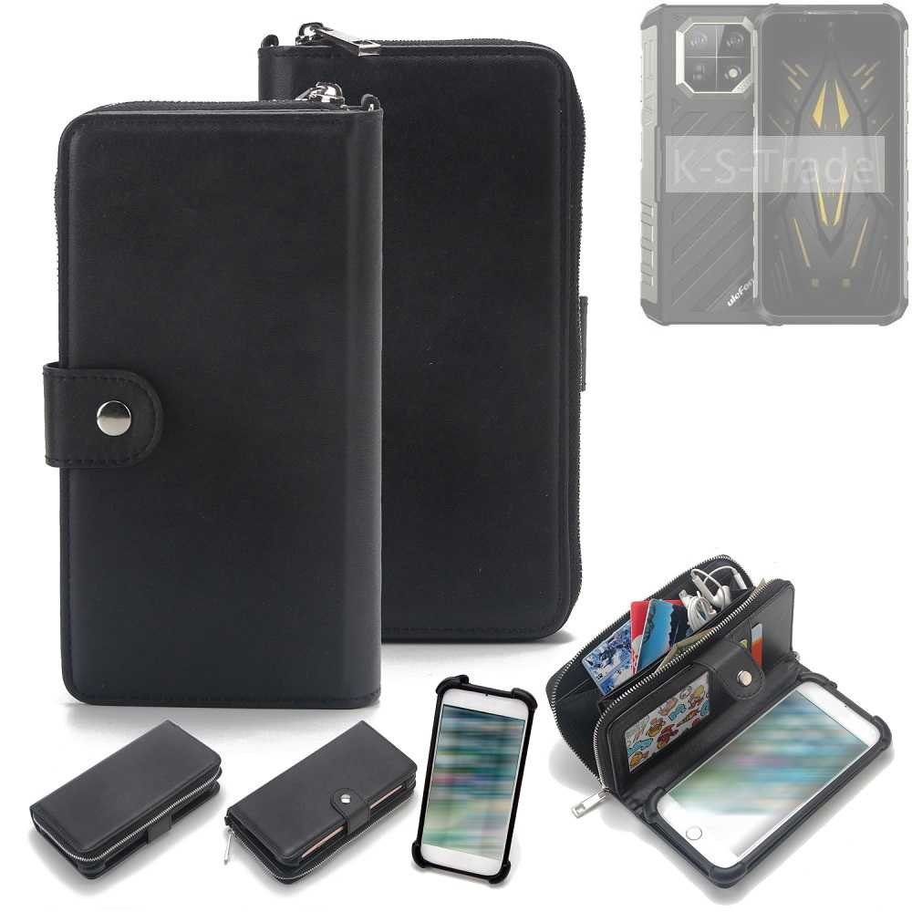 K-S-Trade Handyhülle für Ulefone Armor 22, 2in1 Handyhülle Schutzhülle & Portemonnee Cover Handy Hülle
