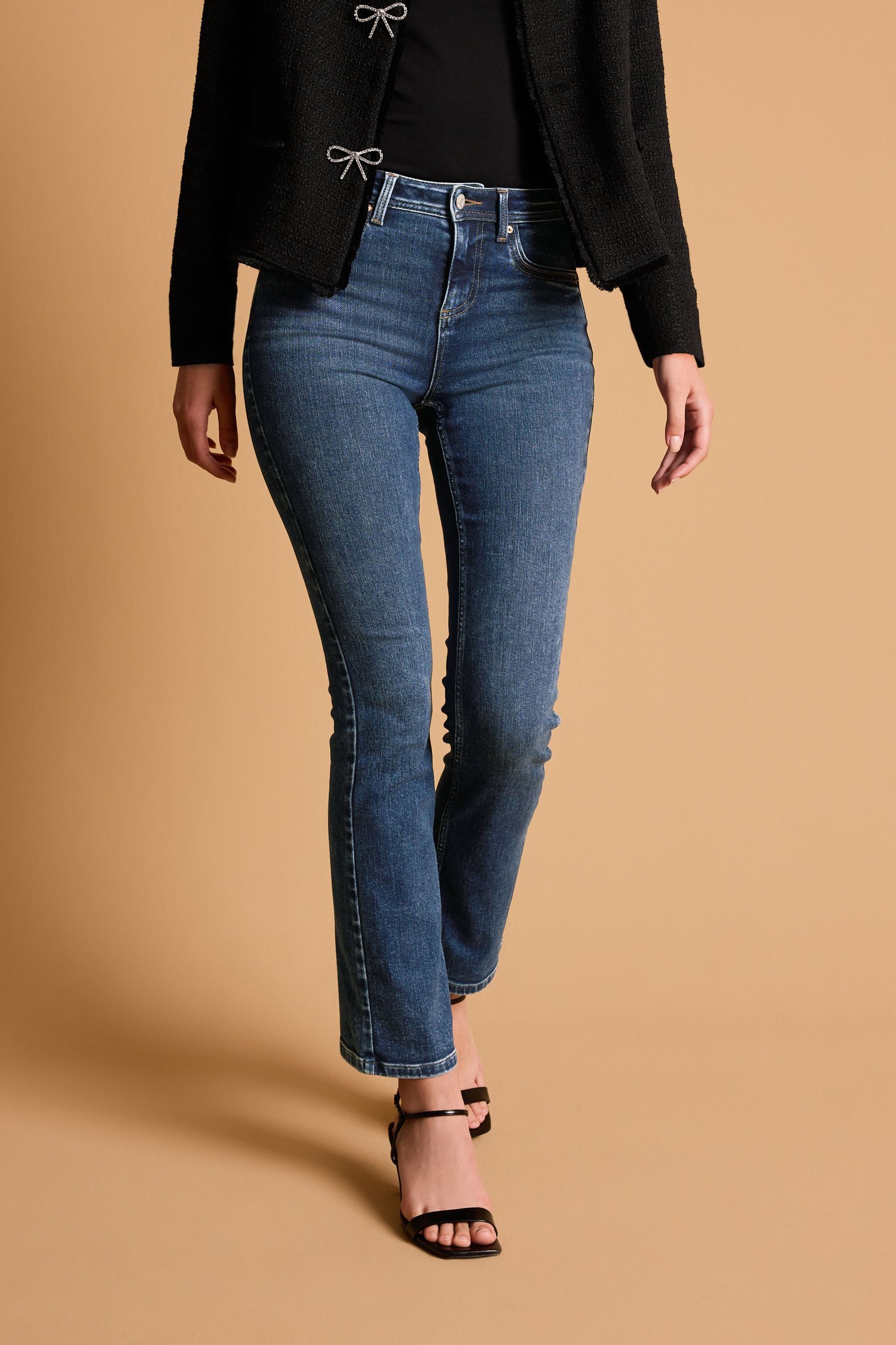 Next Bootcut-Jeans Superweiche Bootcut-Jeans, Kurzgröße (1-tlg) günstig online kaufen