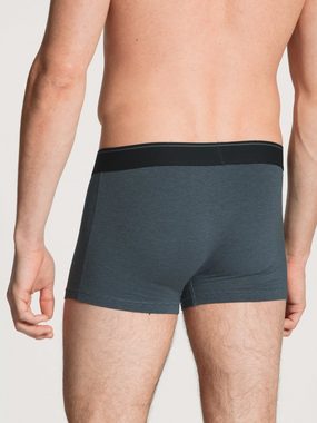 CALIDA Boxer Cotton Stretch Boxershort, Brief mit Softbund, Trunk mit feinen Streifen