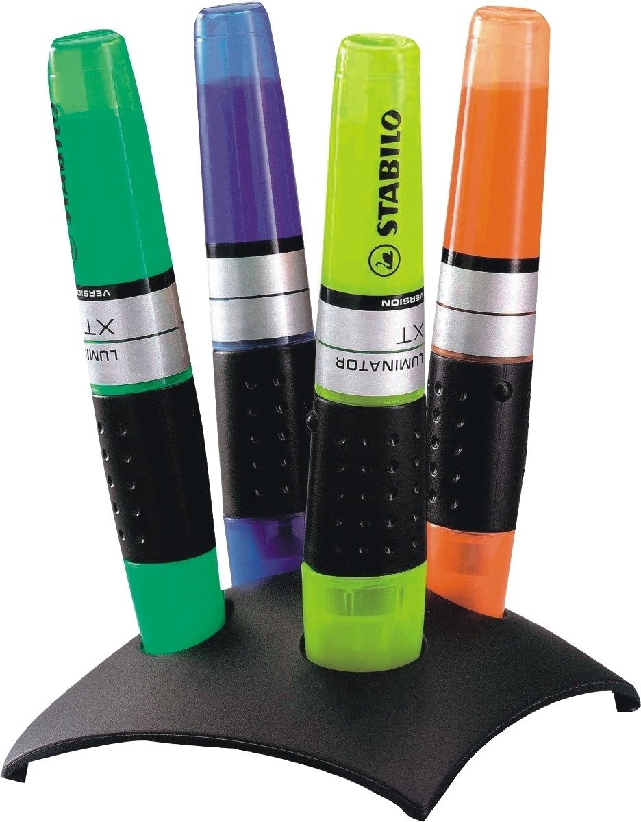 STABILO Marker Textmarker boss luminator Tischset 4er