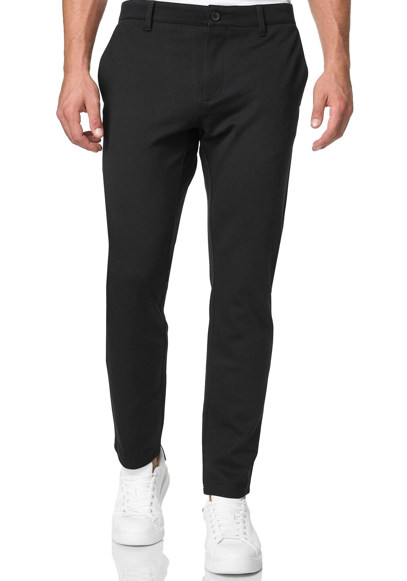 Indicode INRoedekro Black Stoffhose