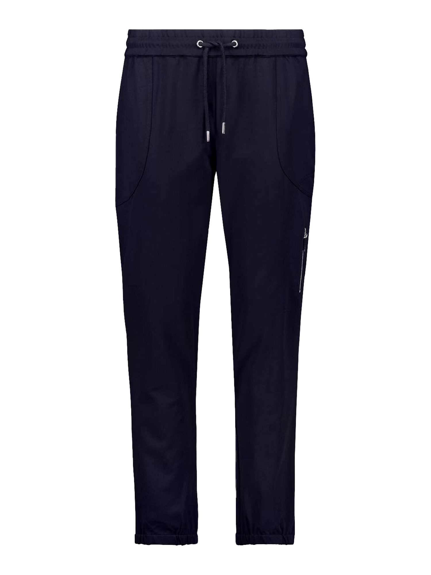 Monari Stoffhose blau,Casual,Polyester,Unifarben,Slim Fit,Mittel