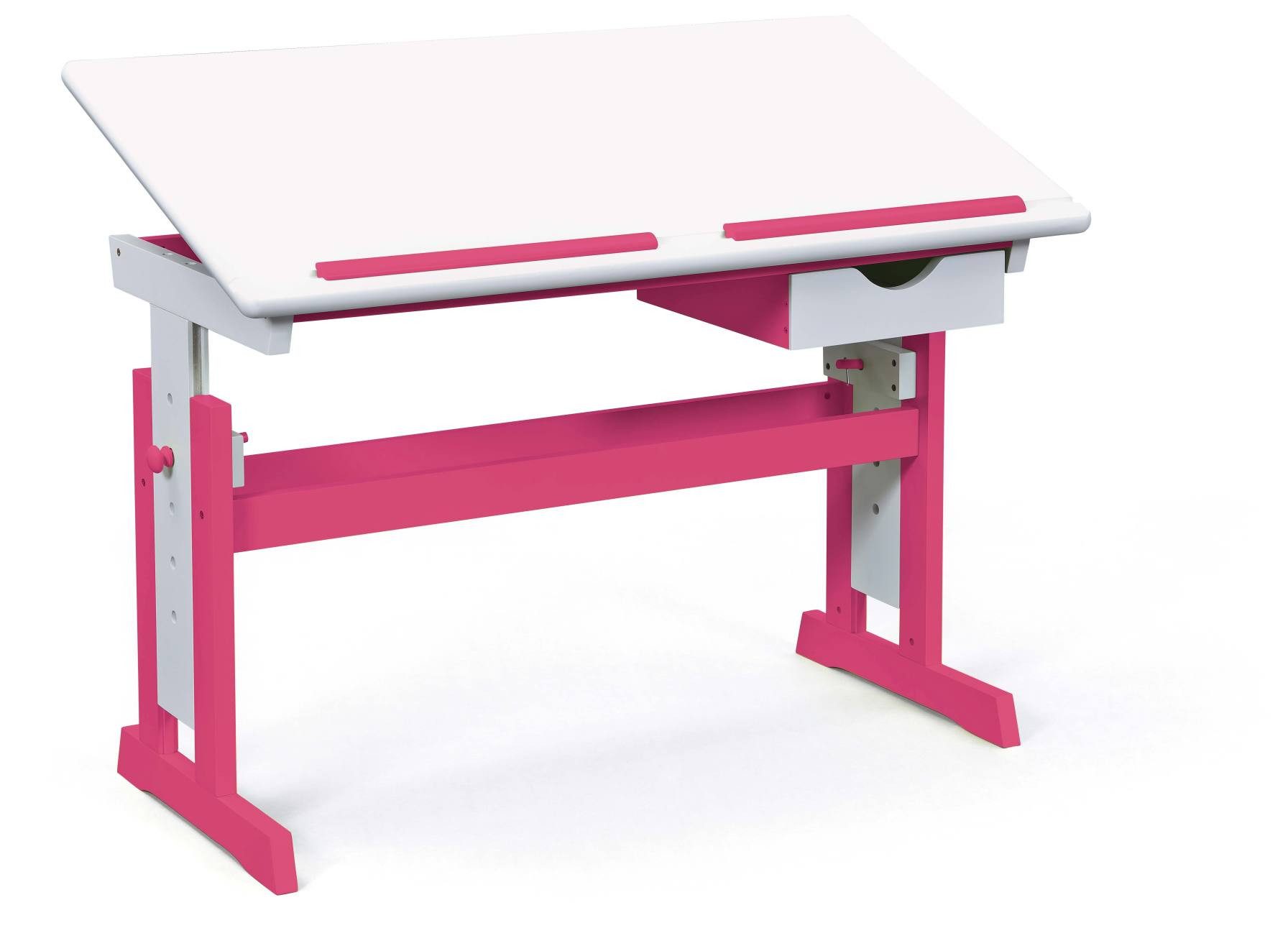 Inter Link Kinderschreibtisch Schülerschreibtisch PIJII in der Farbe pink weiß