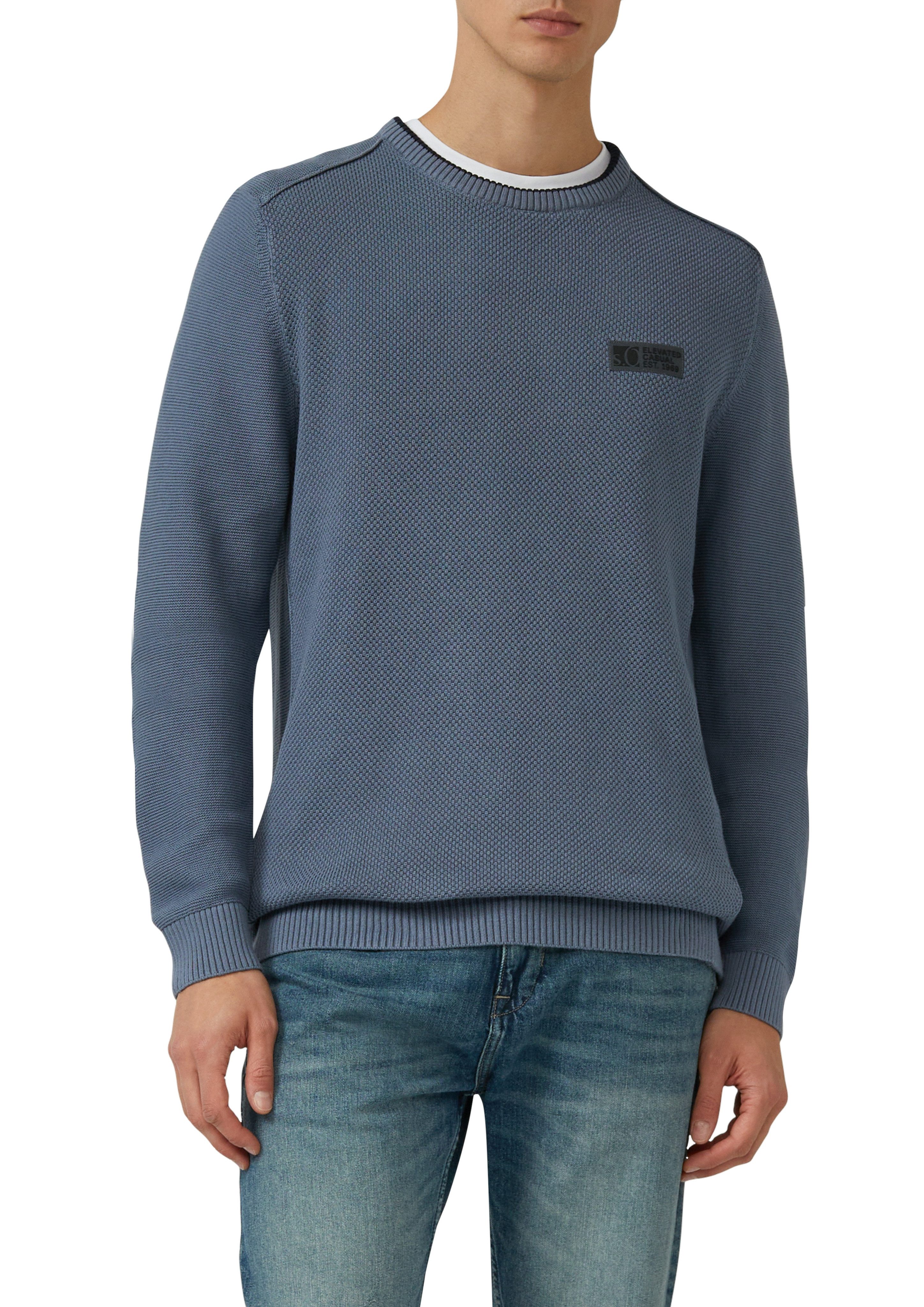 s.Oliver Strickpullover aus strukturierter Qualität, mit günstig online kaufen