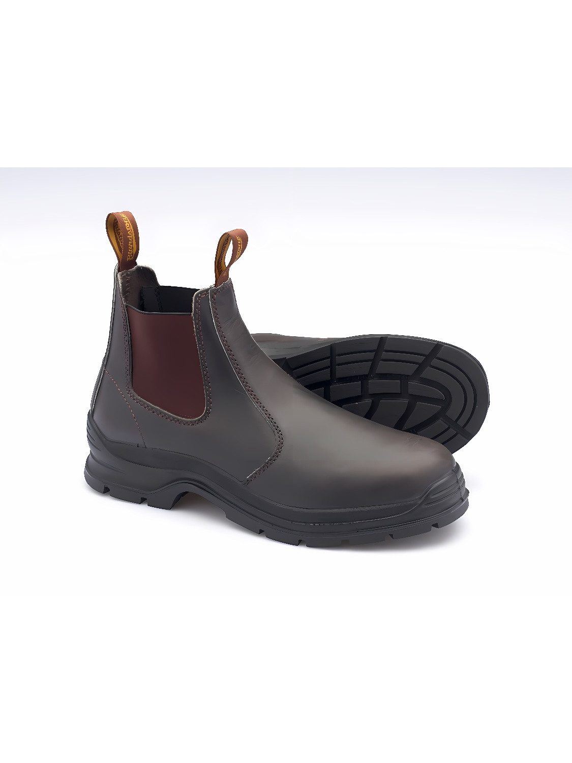 Blundstone 400 Brown Leather (Non-Safety Work Boots) Berufsschuh