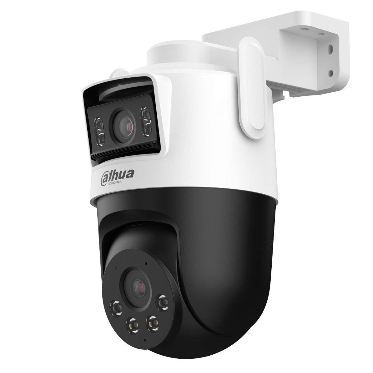 Dahua Überwachungskamera Picoo Dual D1 intelligente 5+5 MP WLAN (mit Schwenk- & Neigefunktion, zwei Objektiven und WiFi-6, Nachtsicht, Wetterfest, 2-Wege-Audio)