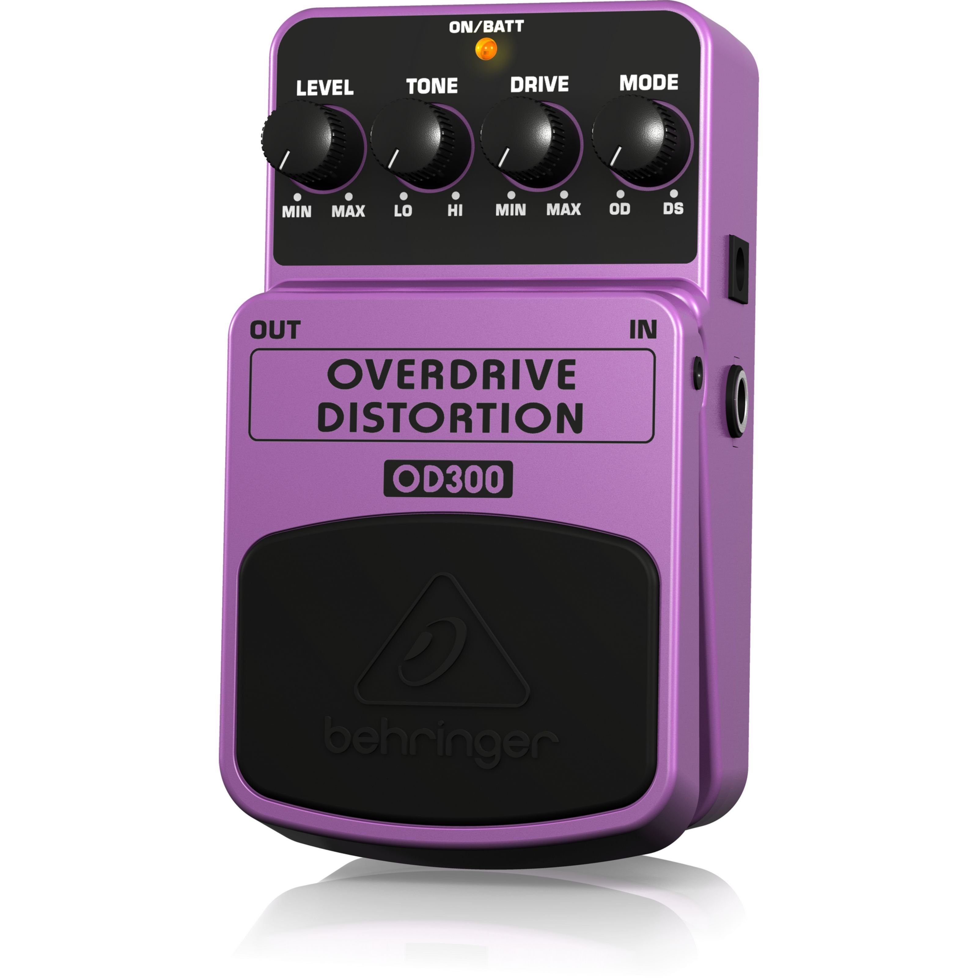 Behringer Musikinstrumentenpedal, (Effekte, Verzerrer), OD300 Overdrive/Distortion - Verzerrer für Gitarren