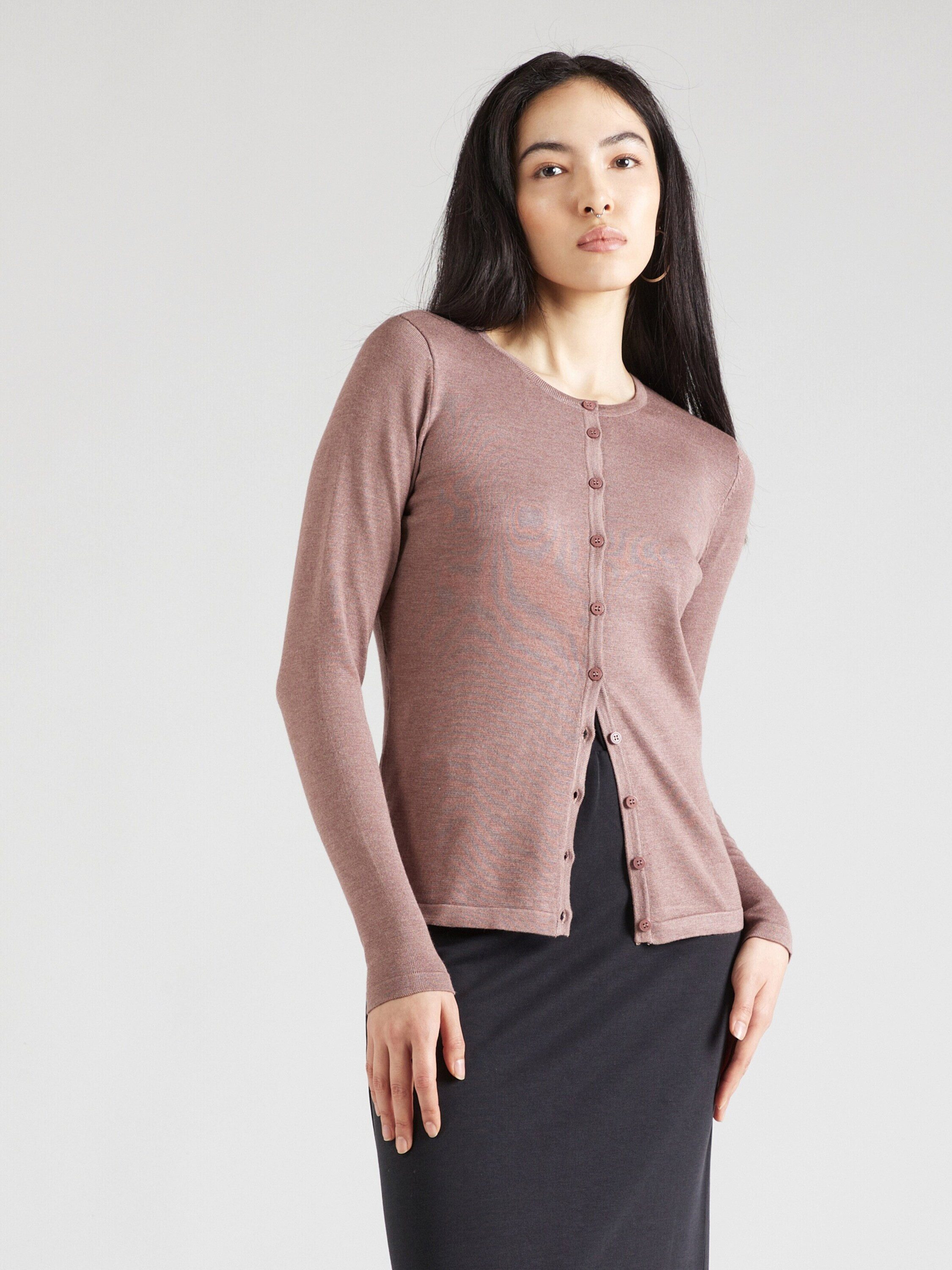 Saint Tropez Strickjacke Mila (1-tlg) Plain/ohne günstig online kaufen