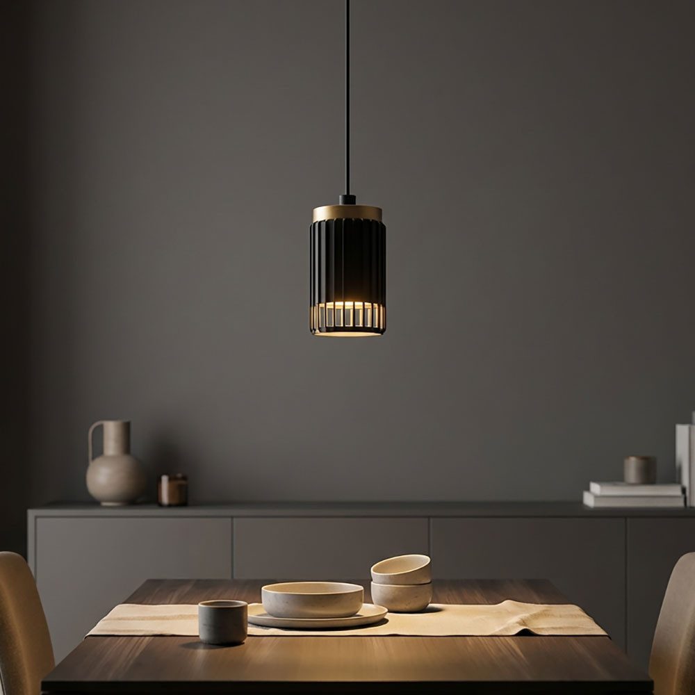 GLOBO LIGHTING Hängeleuchte, Leuchtmittel nicht inklusive, Pendellampe Hängelampe Esstischlampe Vintage Wohnzimmerlampe schwarz