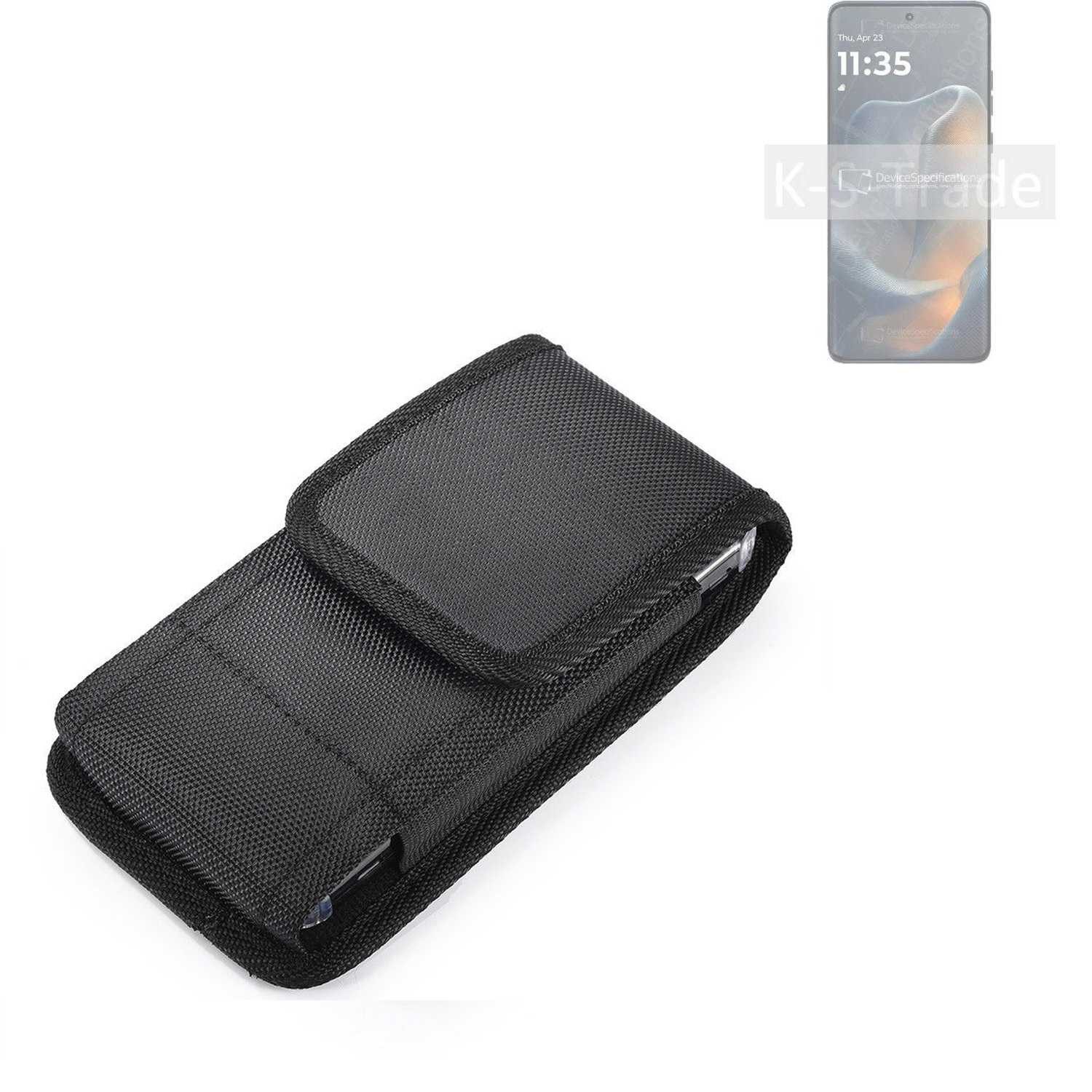 K-S-Trade Kameratasche für Motorola Edge 60, Holster Gürteltasche Holster Gürtel Tasche wasserabweisend Handy