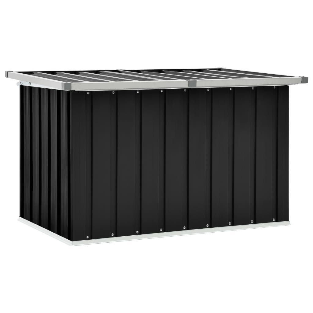 vidaXL Auflagenbox 109 x 67 x 65 cm Gartentruhe Kissenbox Kissentruhe Auflagenbox Anthraz