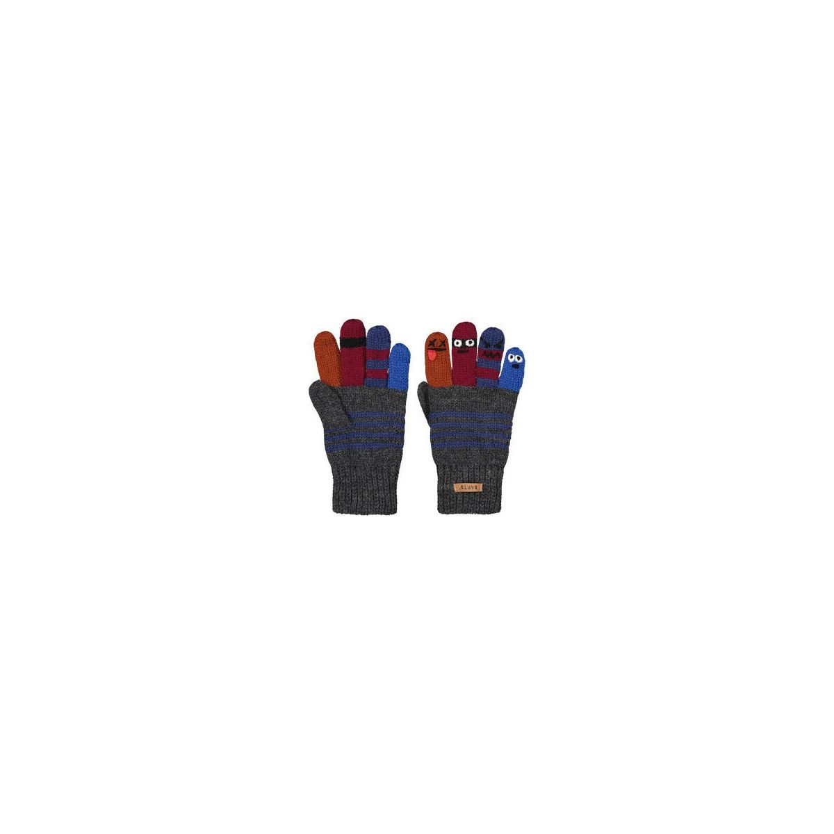 Barts Fleecehandschuhe Puppeteer Gloves Weiche Kinderhandschuhe aus Acryl mit lustigen Gesichtern für urbanen