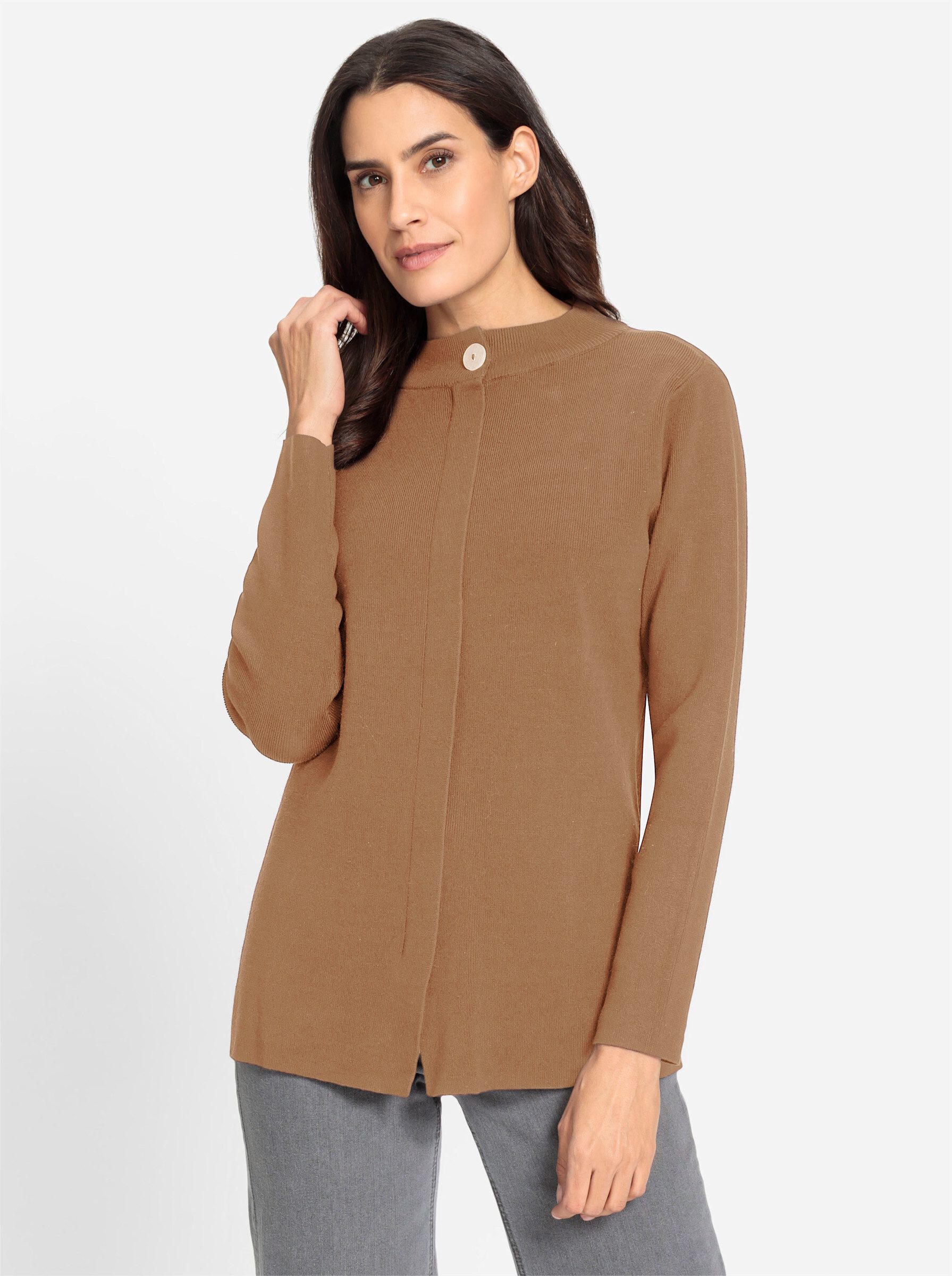 Witt Strickpullover Stehkragenpullover .
