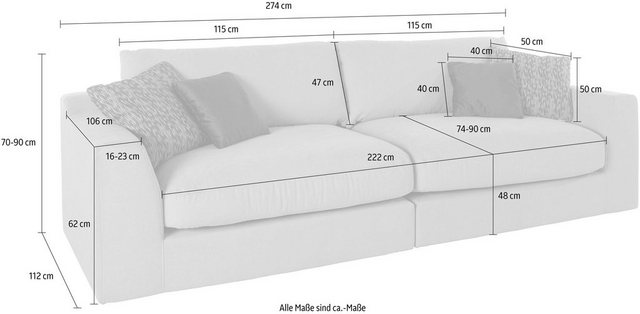 sit more Big Sofa  - Onlineshop Otto