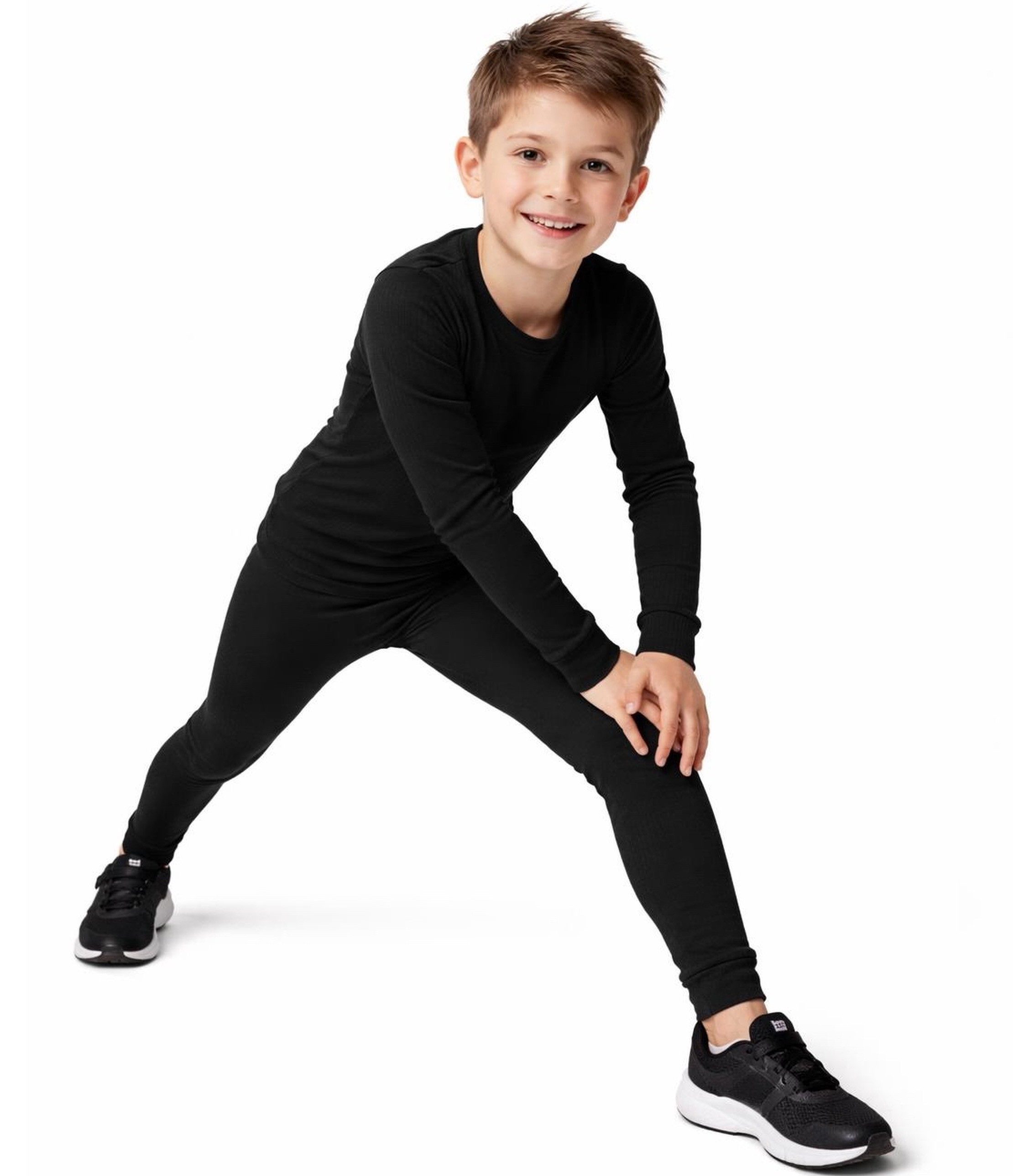 Cocain underwear Thermounterhose Warme lange Kinder Thermo Ski Unterwäsche lang Unterhose Unterhemd 100 (Packung, 2-St) warm weich gemütlich – Bild 3 von 3