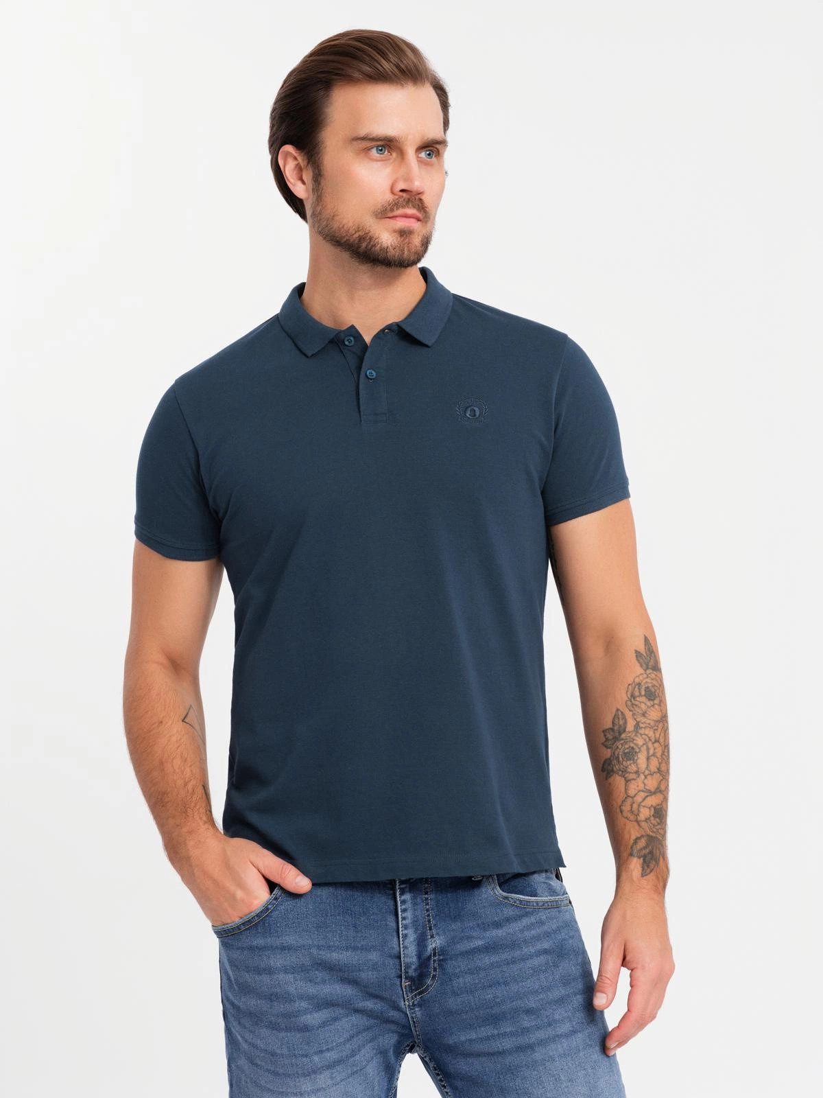 OMBRE Poloshirt BASIC Herren-Poloshirt 3er Set günstig online kaufen