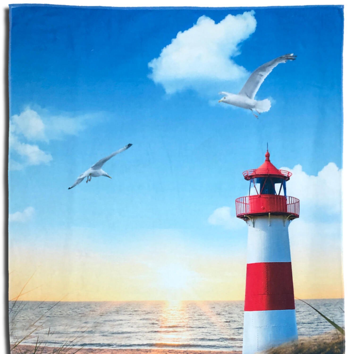 ESPiCO Strandtuch Leuchtturm, Baumwollmischung (1-St), Urlaub, Strand, Meer günstig online kaufen