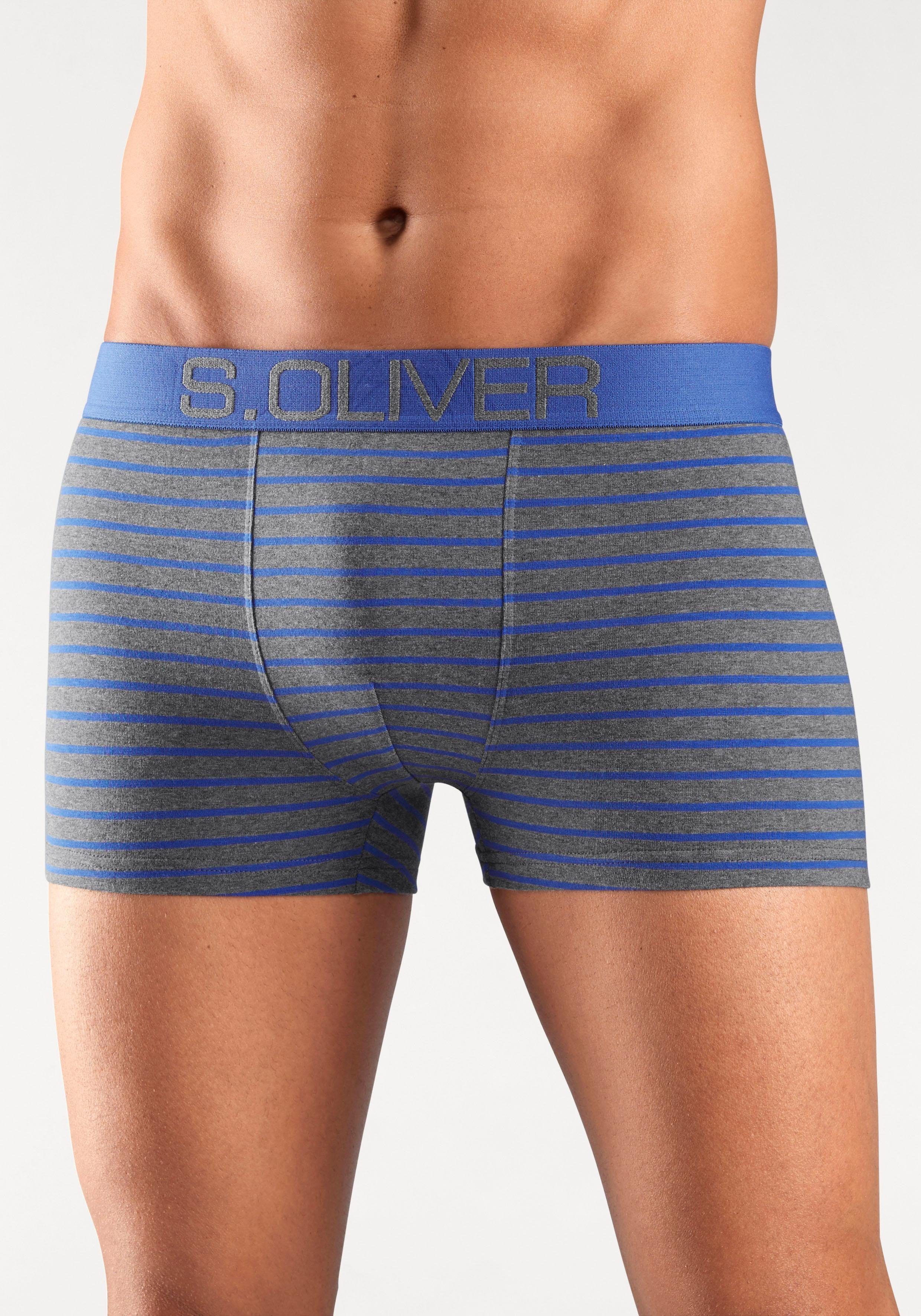 s.Oliver Boxer Boxershorts für Herren (Packung, 4-St) mit kontrastfarbenem Webbund – Bild 2 von 5